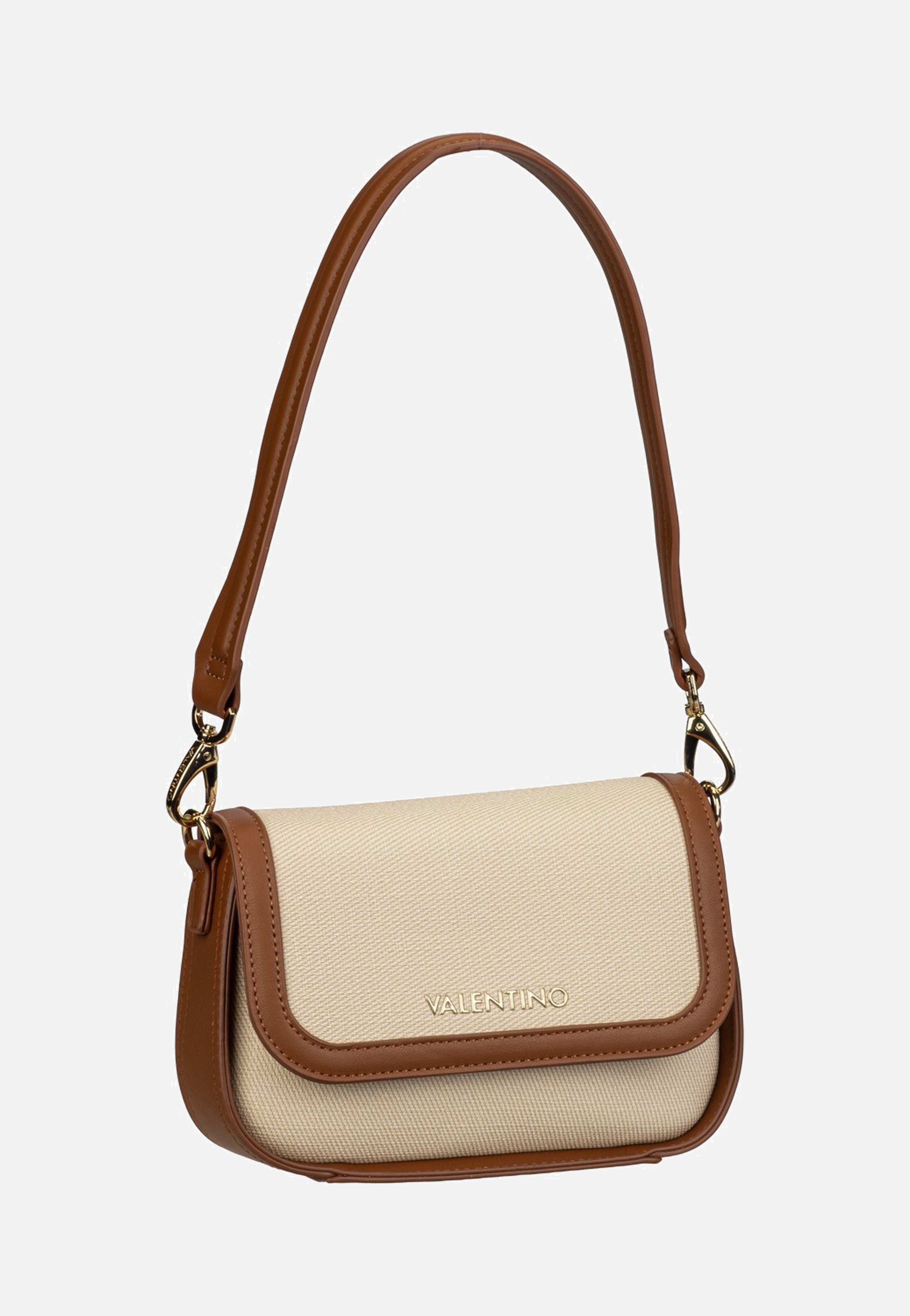 Valentino Atena Re S09 Naturale/Cuoio Shoulder Bag
