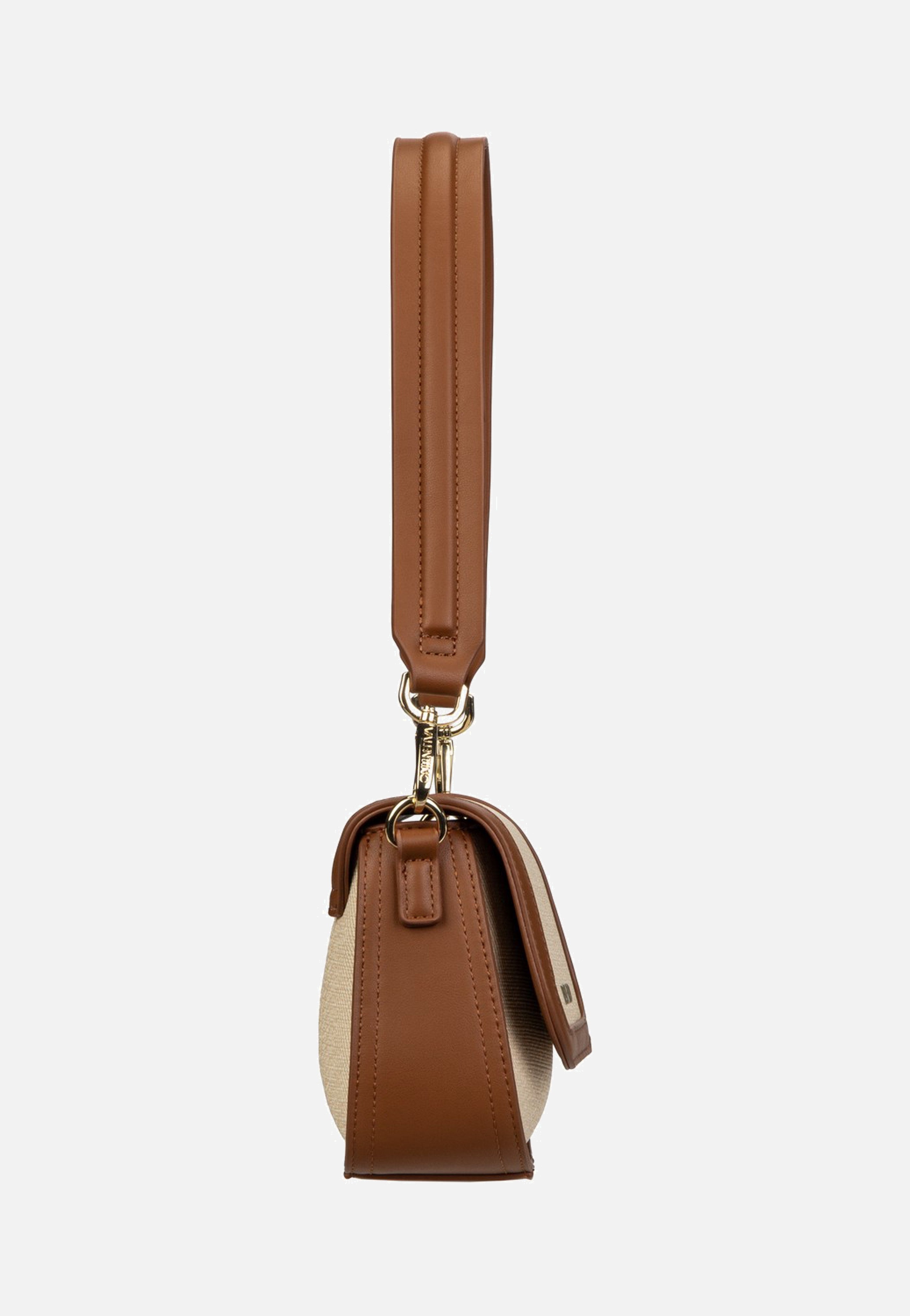 Valentino Atena Re S09 Naturale/Cuoio Shoulder Bag
