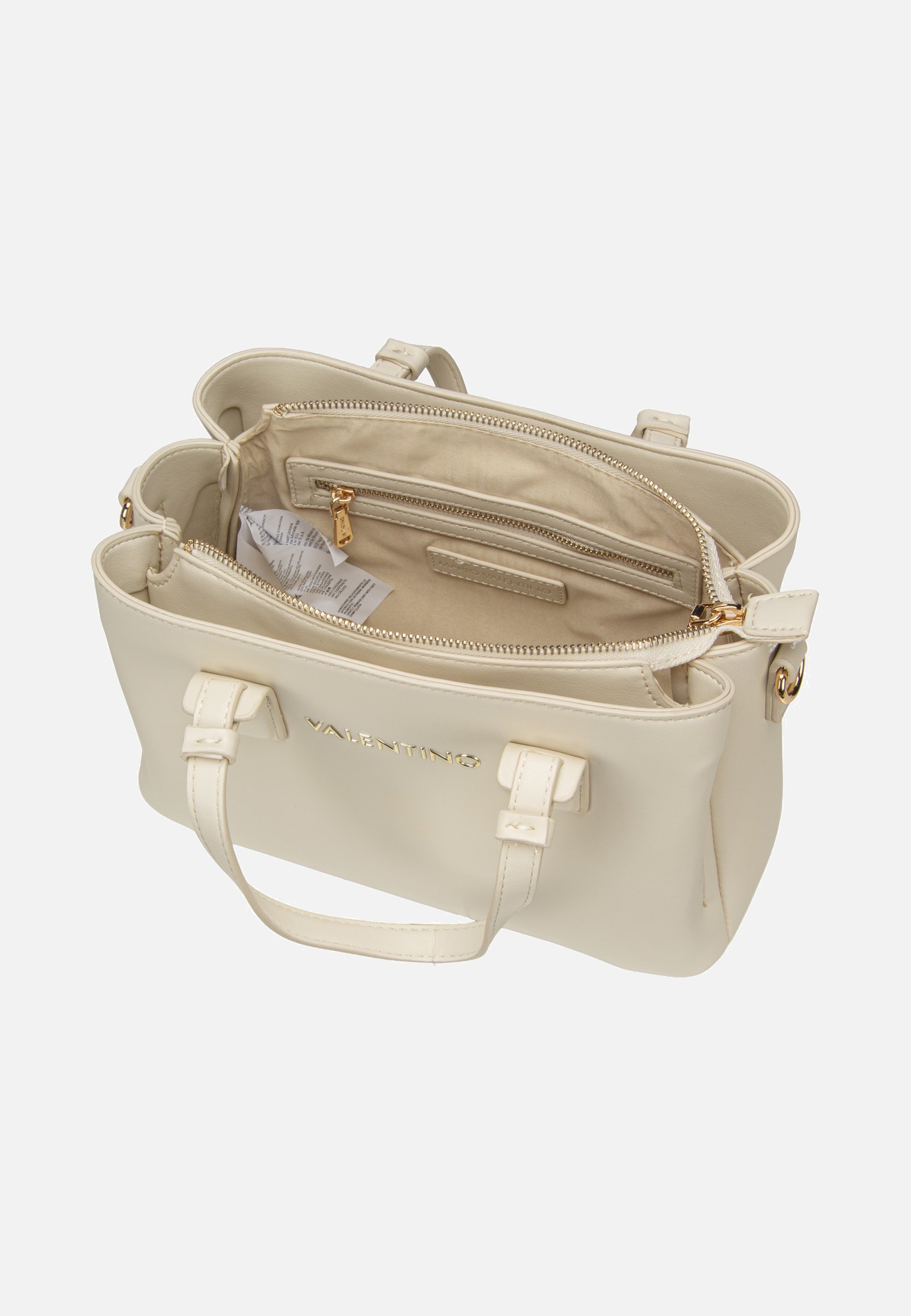 Valentino Clio Re G04 Ecru Handle Bag