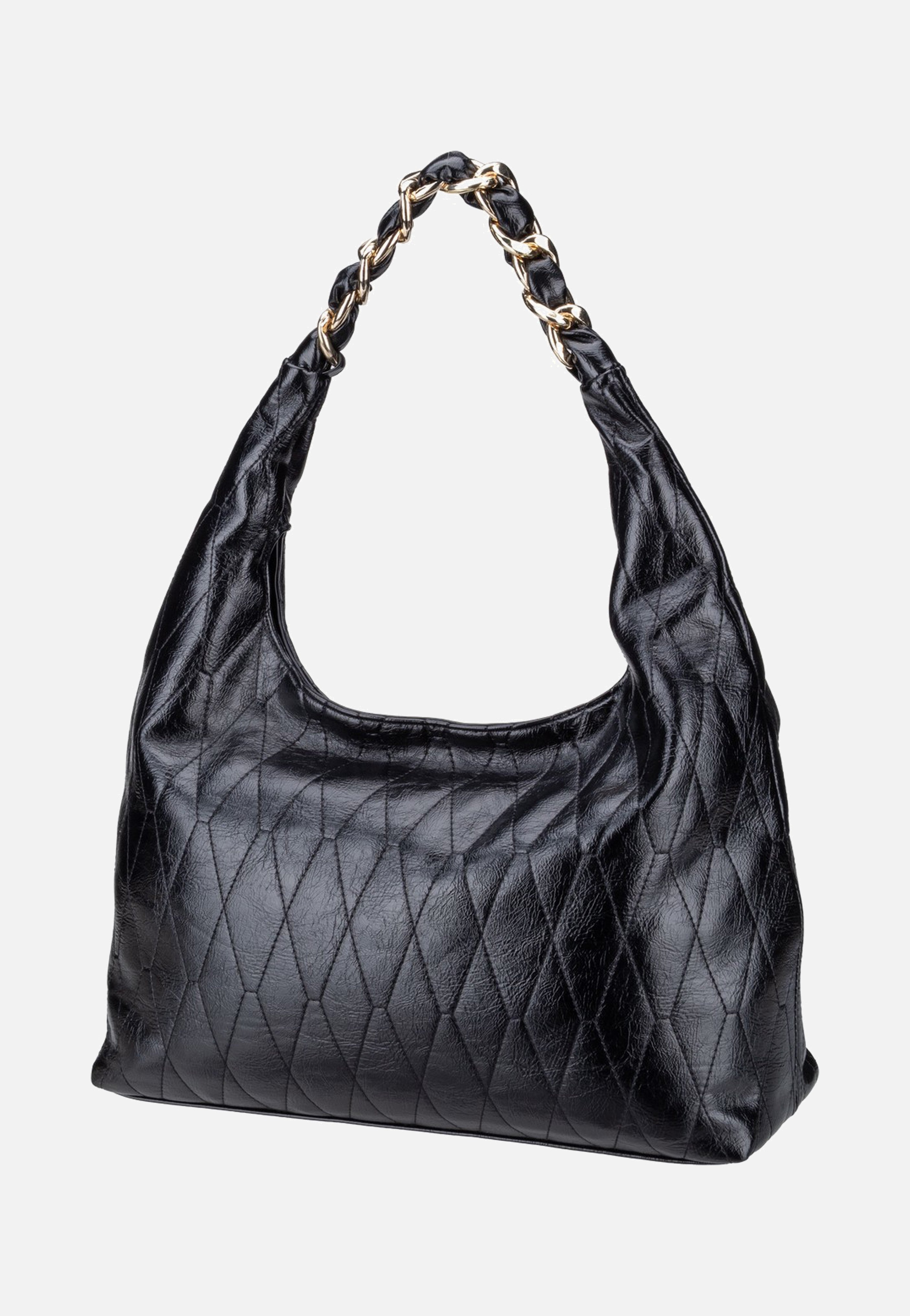 Valentino Crystelle 5Q07 Nero Hobo Bag