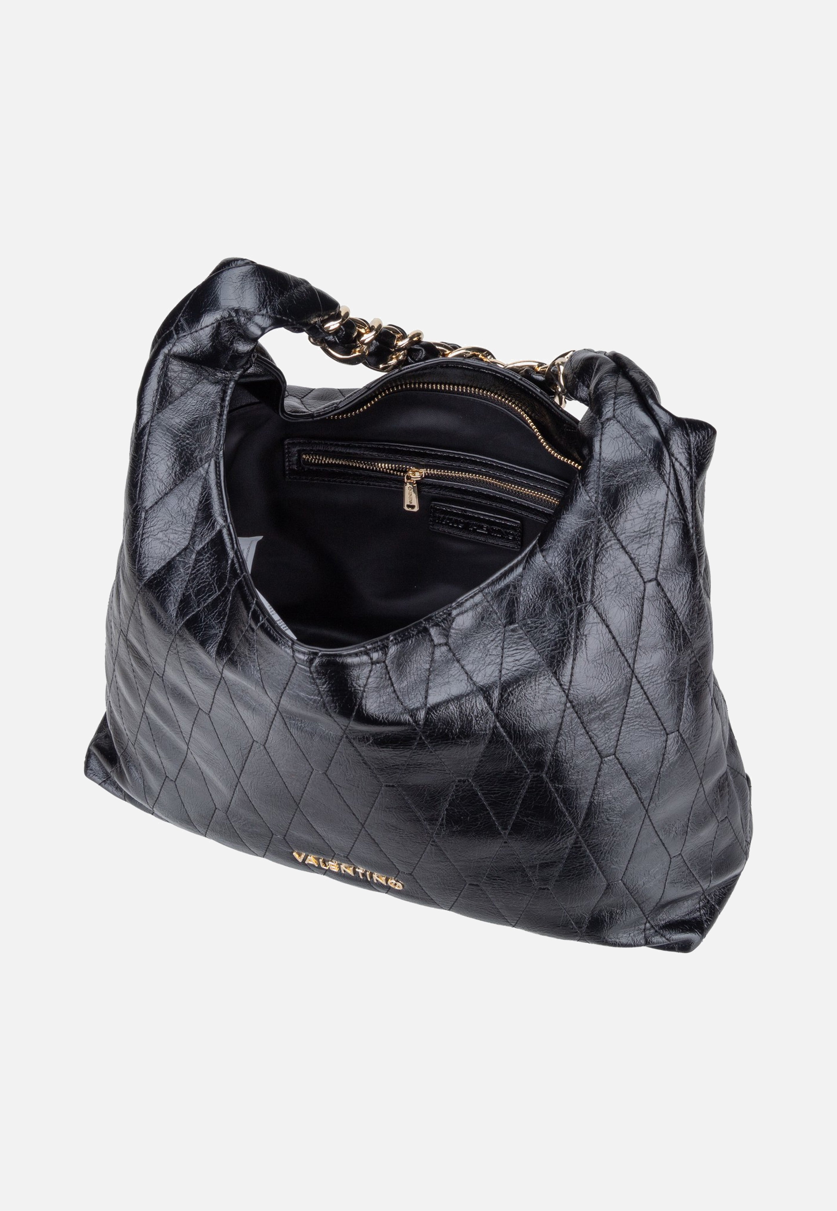 Valentino Crystelle 5Q07 Nero Hobo Bag