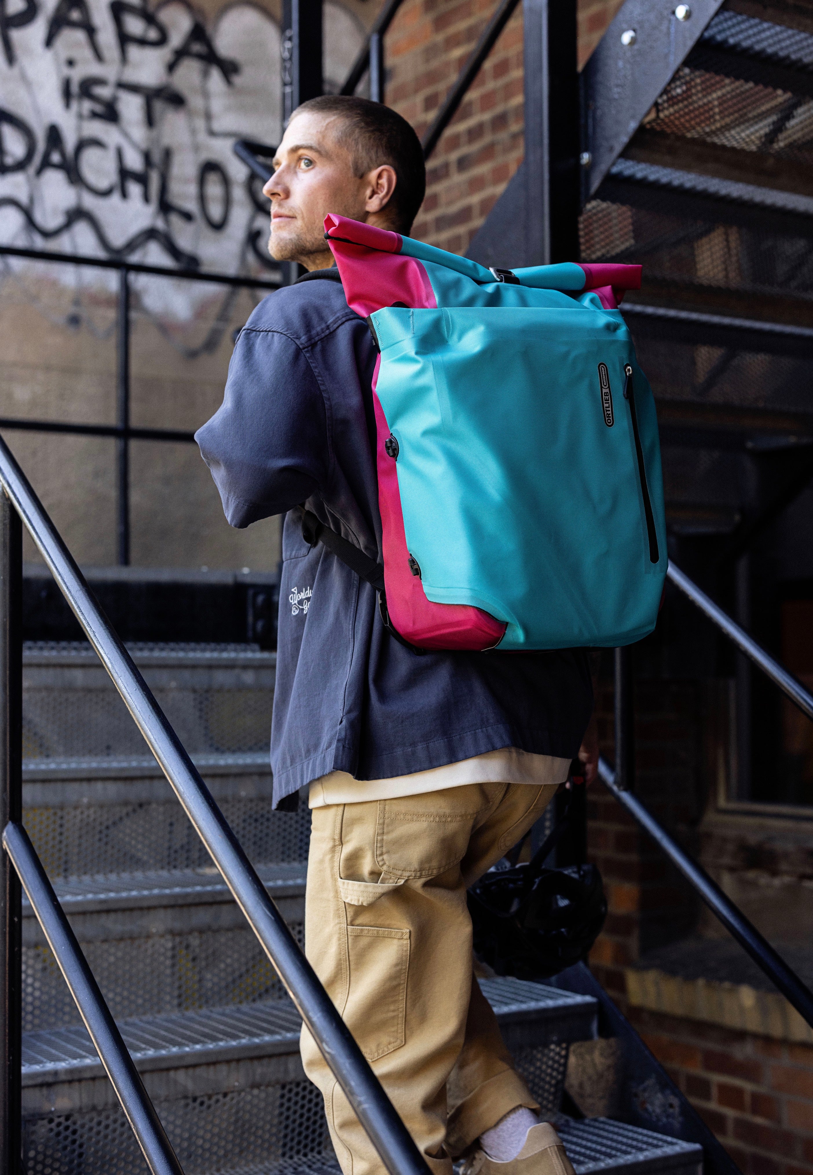 ORTLIEB - Vario Cyber 26 Cyber QL2.1 Blue/Pink - Bag | Neutral-Image