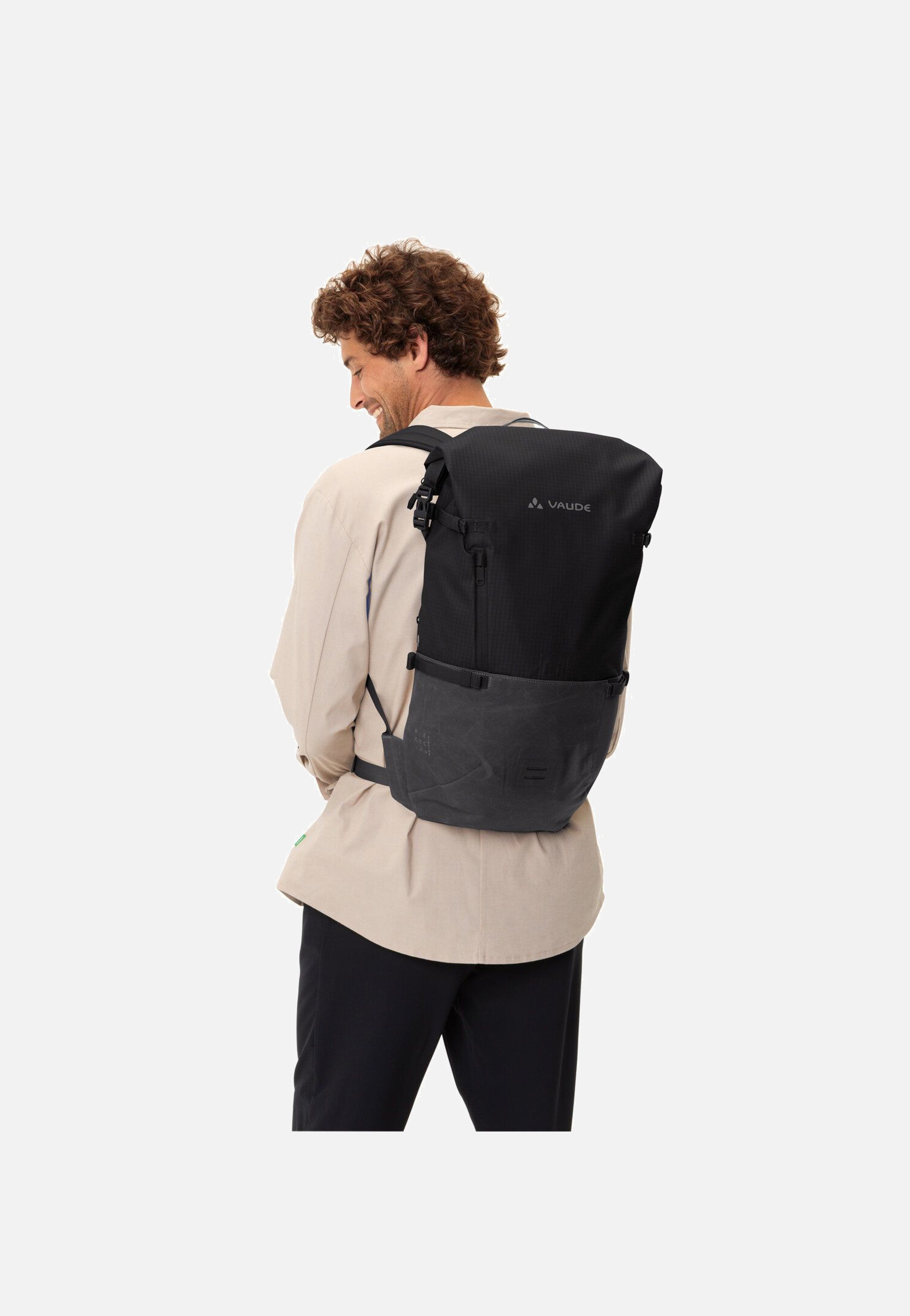 Vaude CityGo 23 II Black Rolltop Backpack