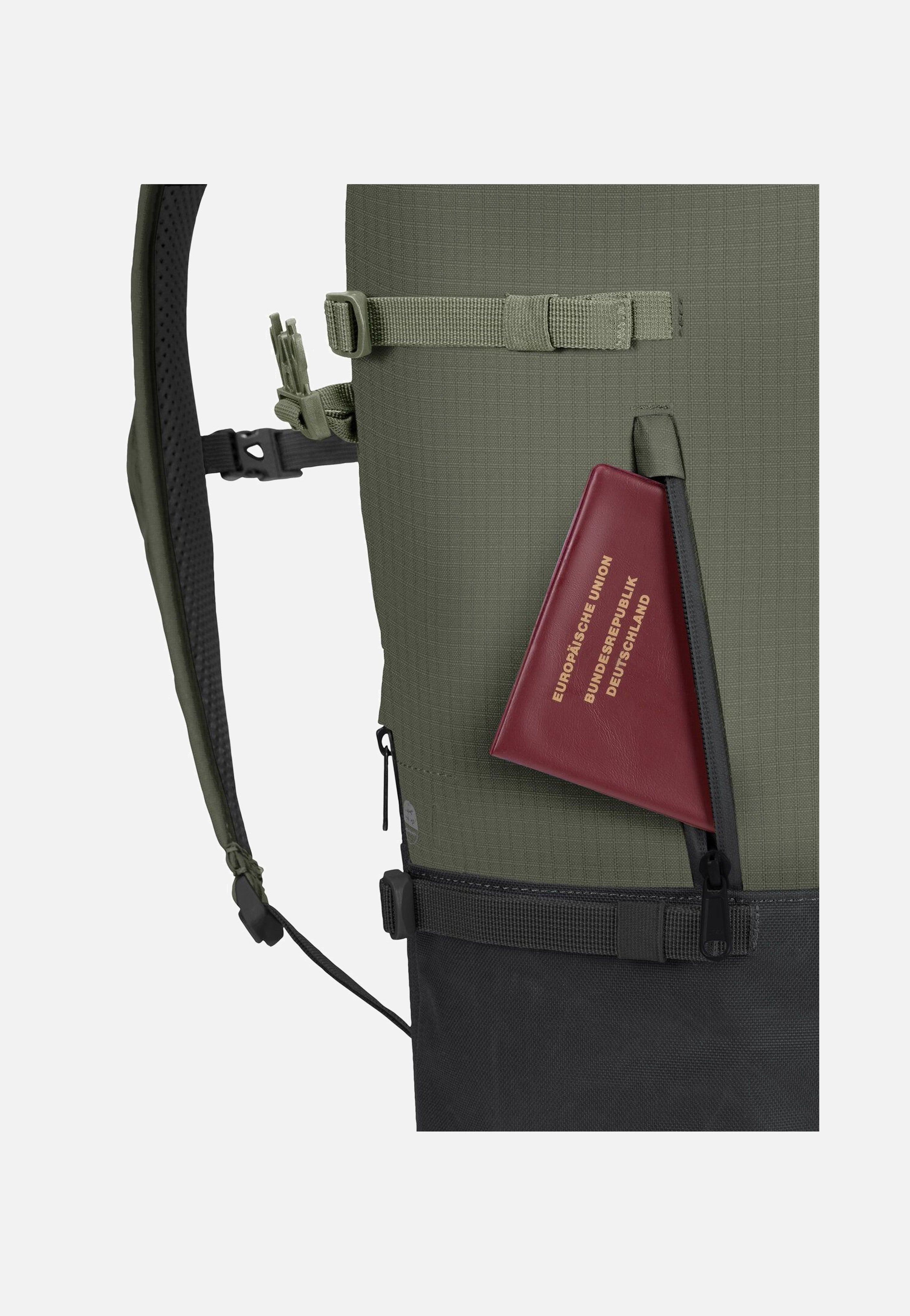 Vaude CityGo 23 II Khaki Rolltop Backpack