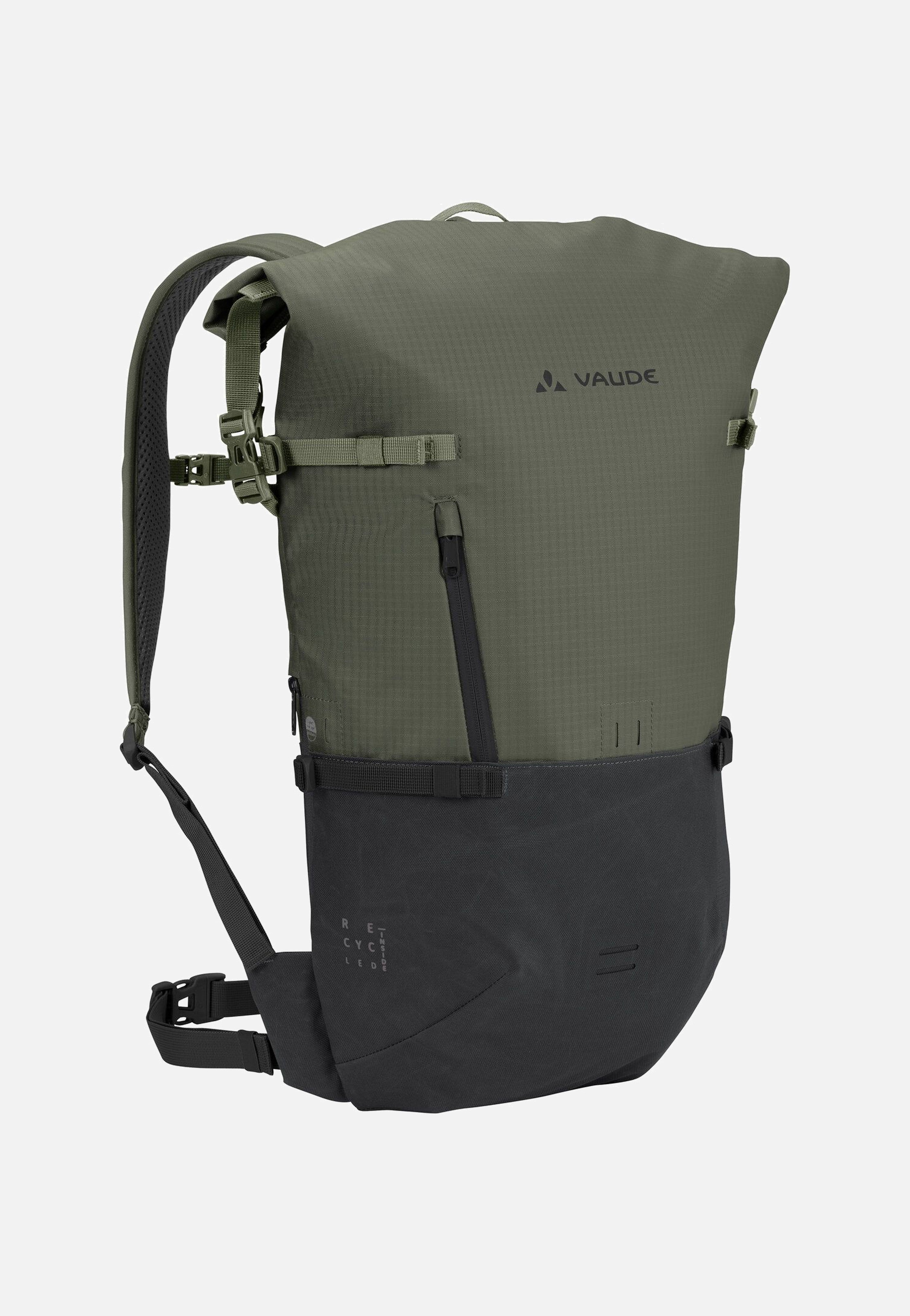 Vaude CityGo 23 II Khaki Rolltop Backpack