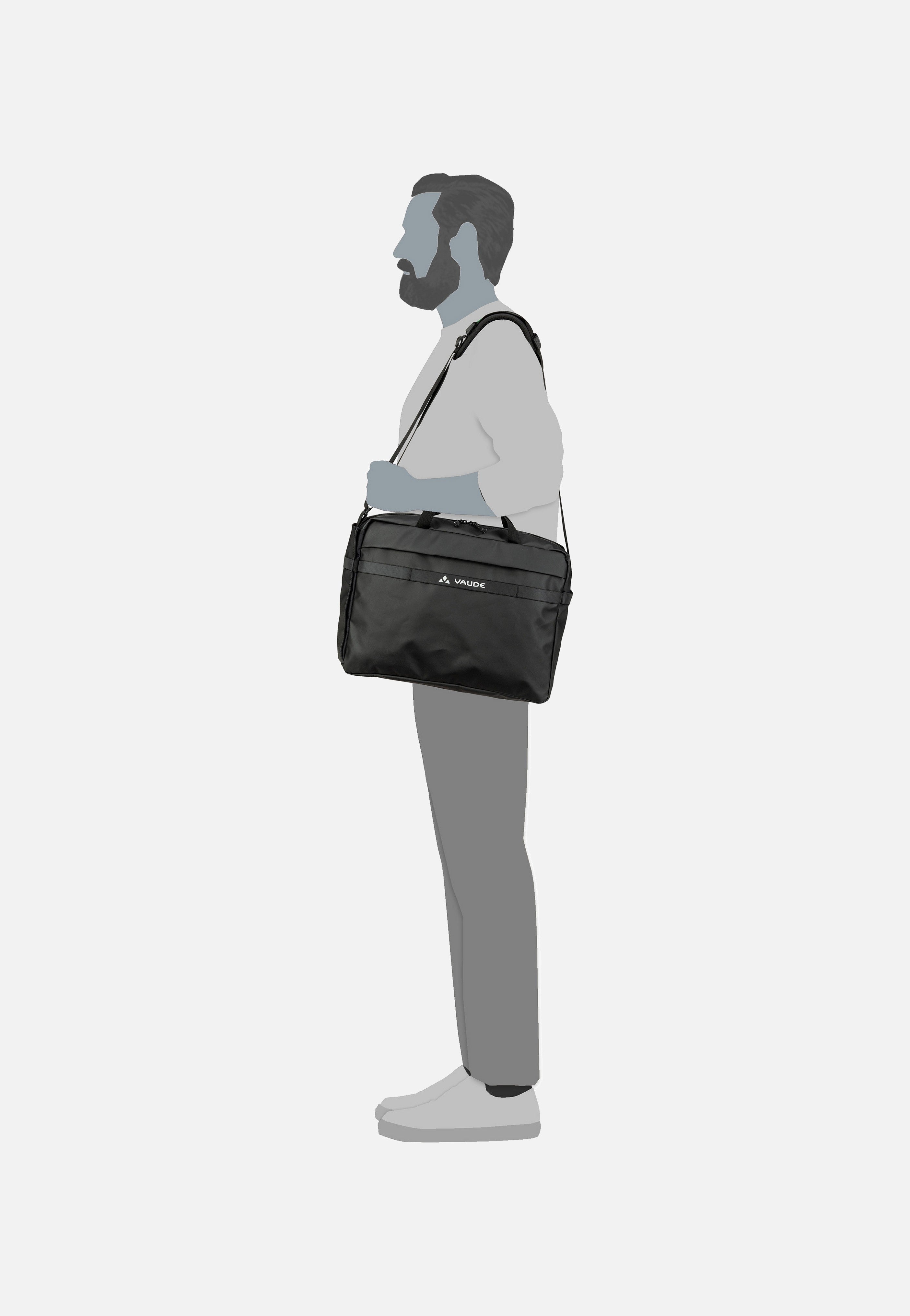Vaude - Mineo Commuter 17 Black - Bike Bag | Neutral-Image