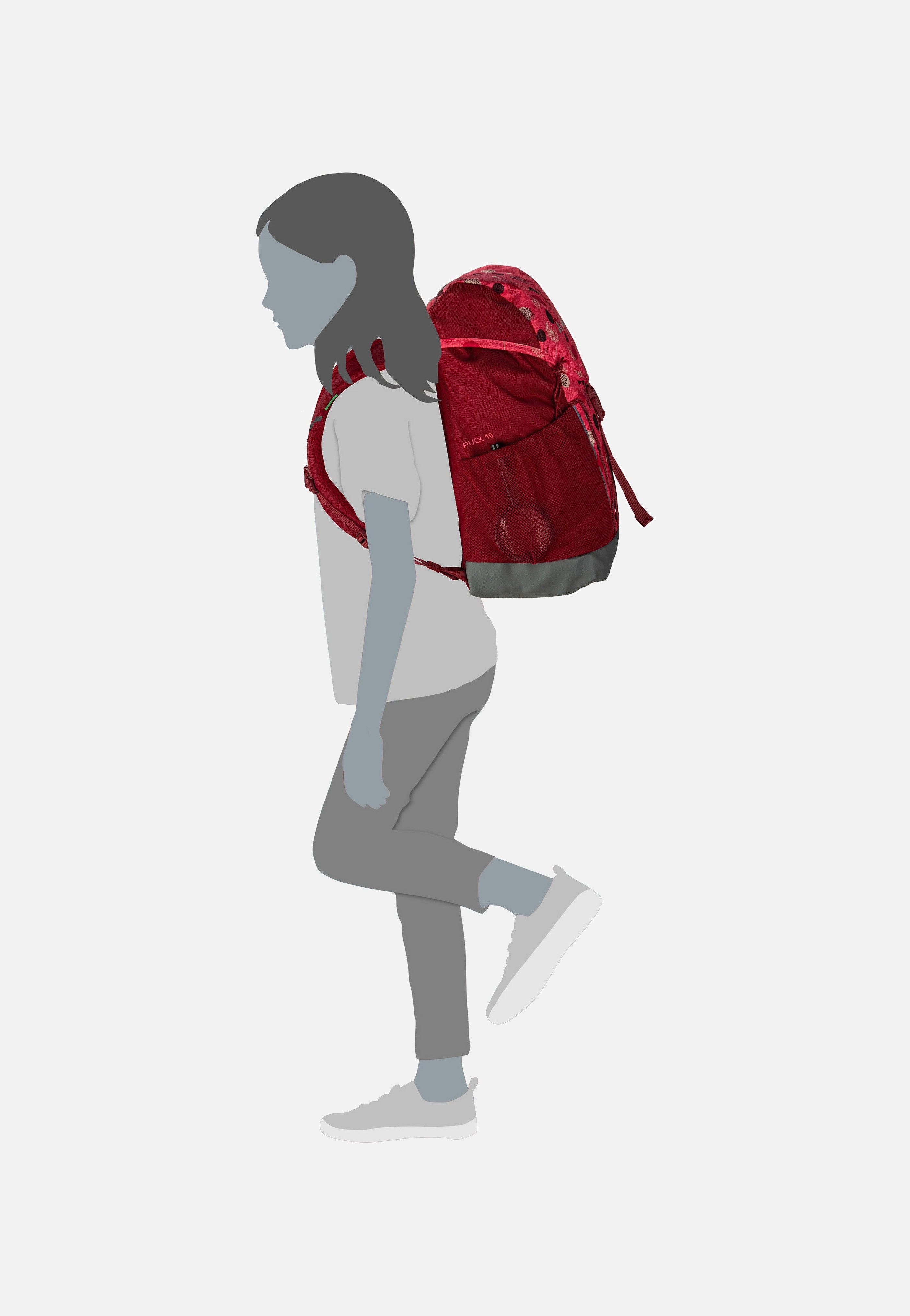 Vaude - Puck 10 Bright Pink/Cranberry - Backpack | Neutral-Image