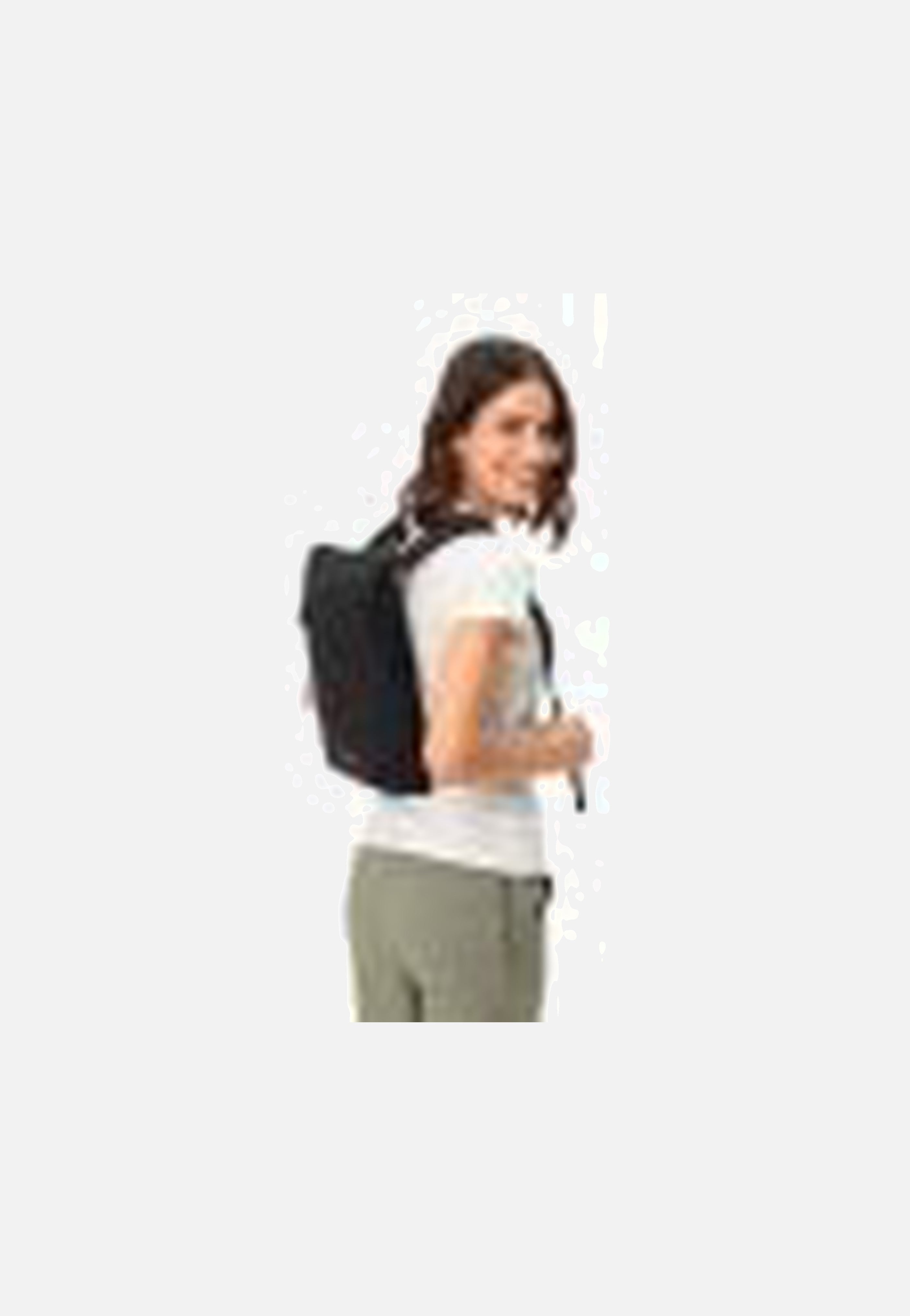 Vaude Unuk II Black Rolltop Backpack