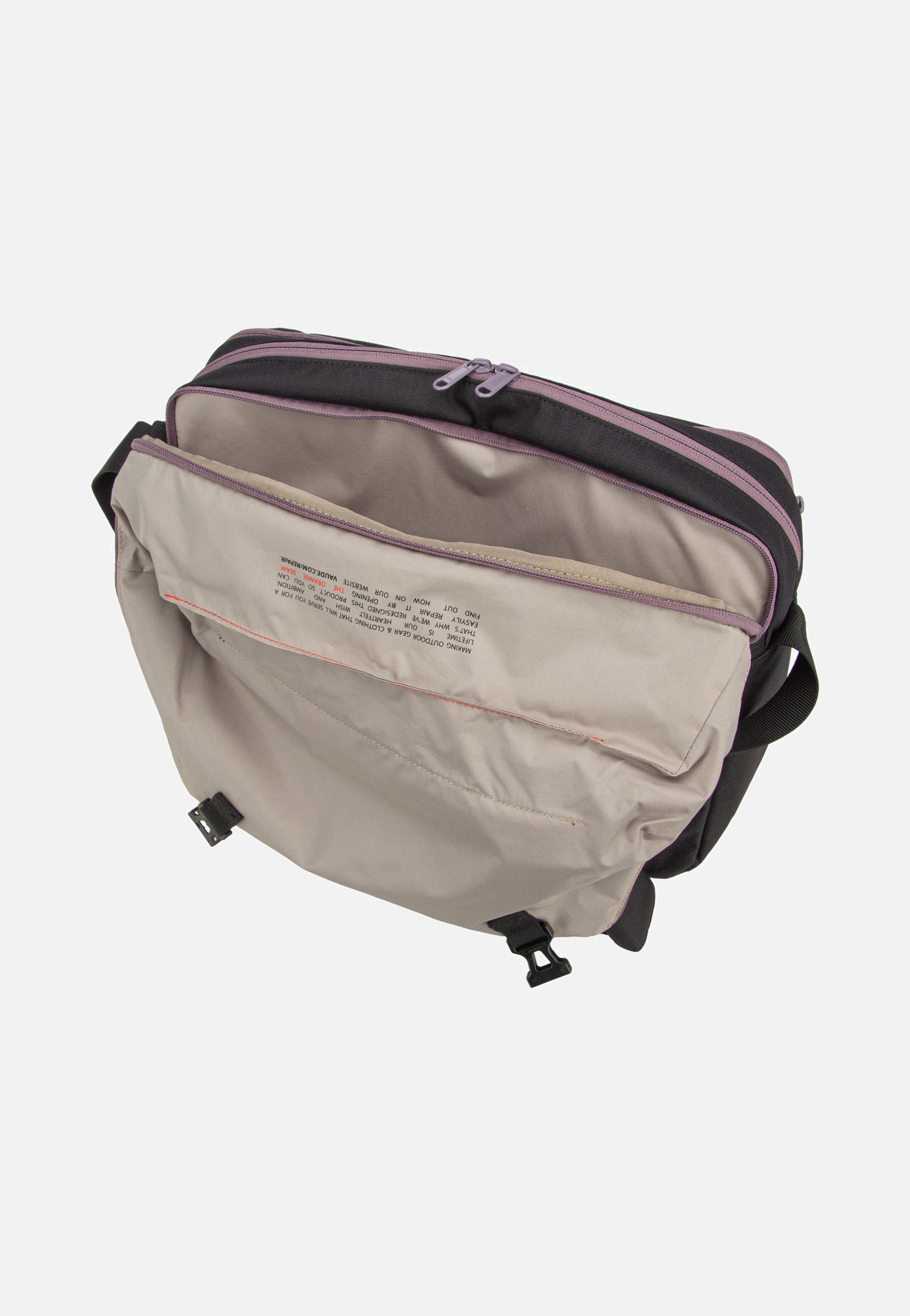 Vaude Rom M III Black/Purple Ash Crossbody Bag