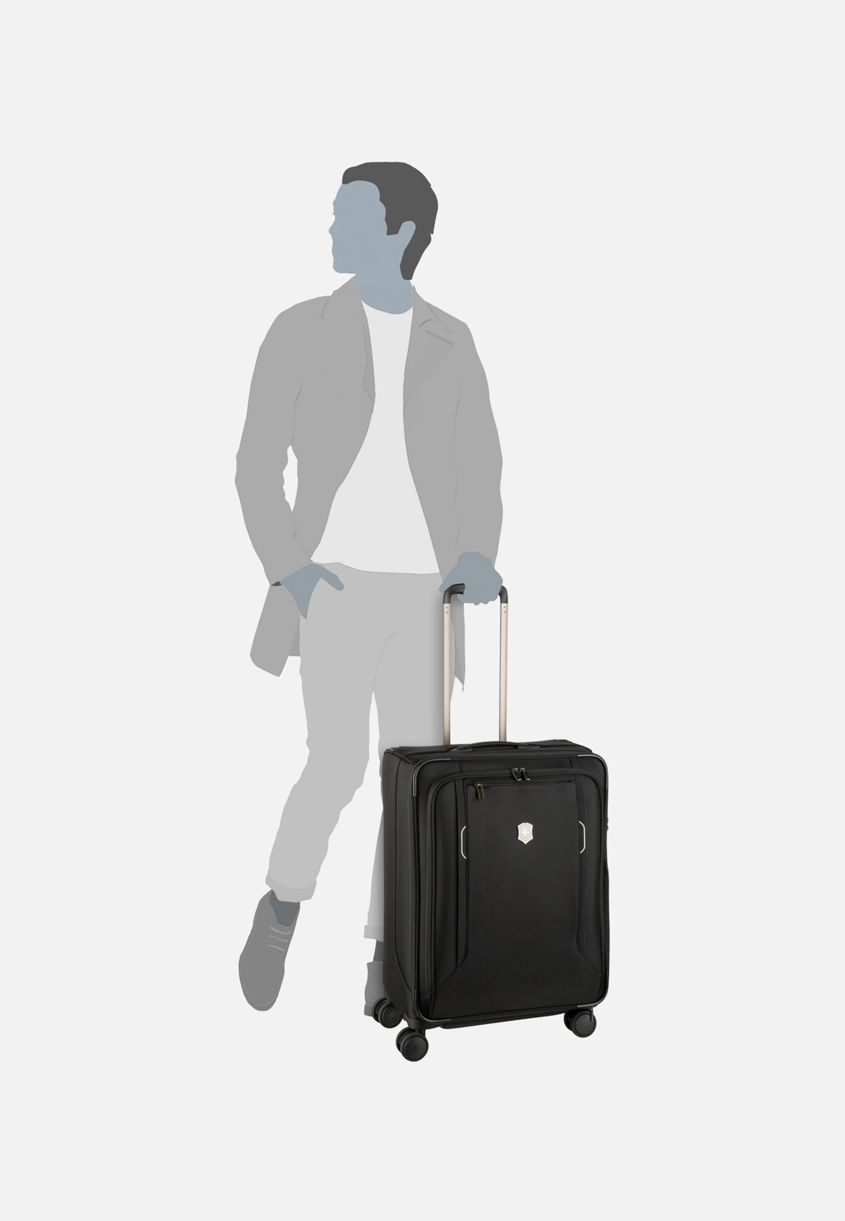 Victorinox - Werks Traveler 6 Medium Softside Case Black - Suitcase | Neutral-Image