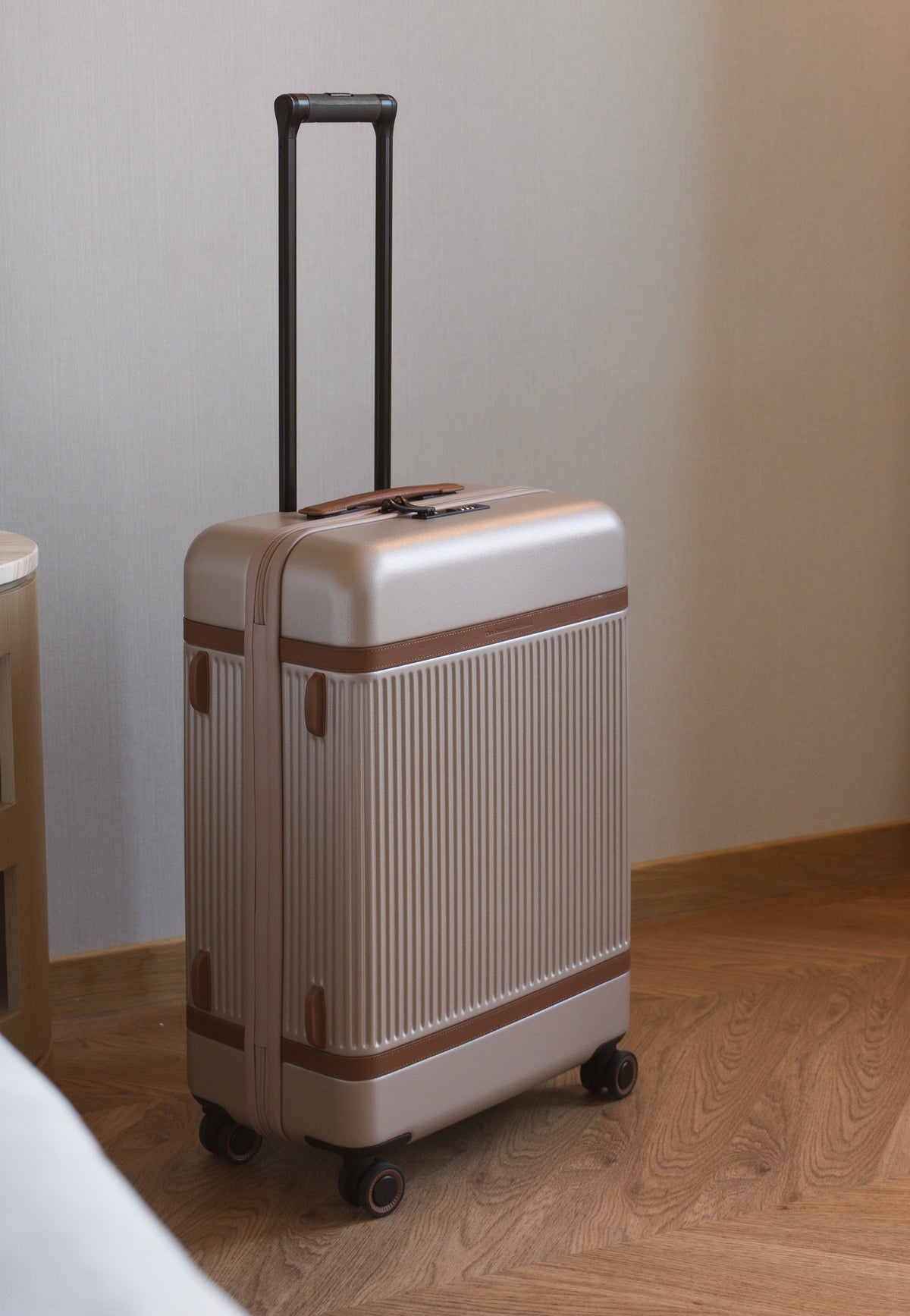 The Chesterfield Brand Zuna Medium Champagne Suitcase
