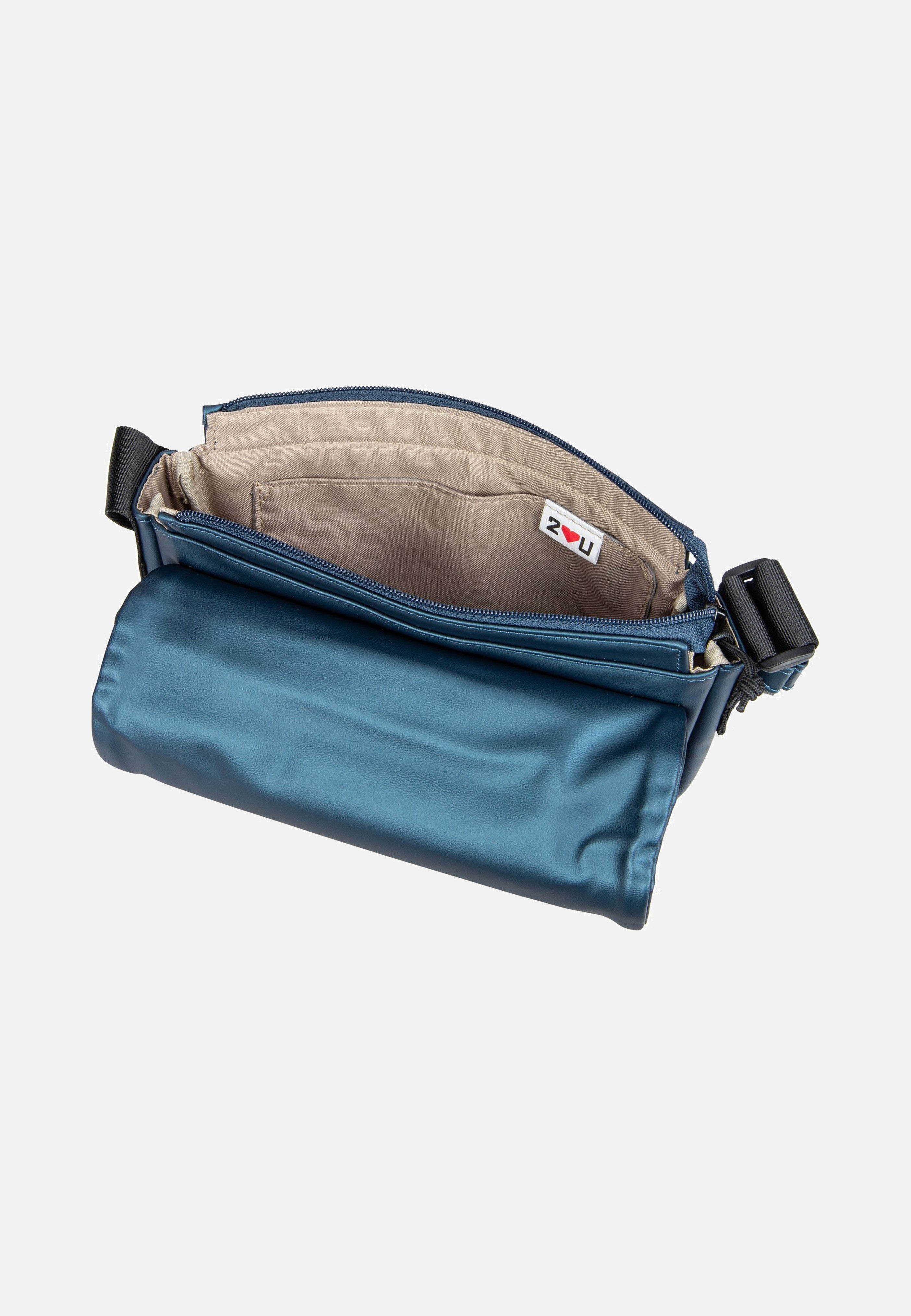 zwei Cargo CA40 Metallic-Blue Crossbody Bag