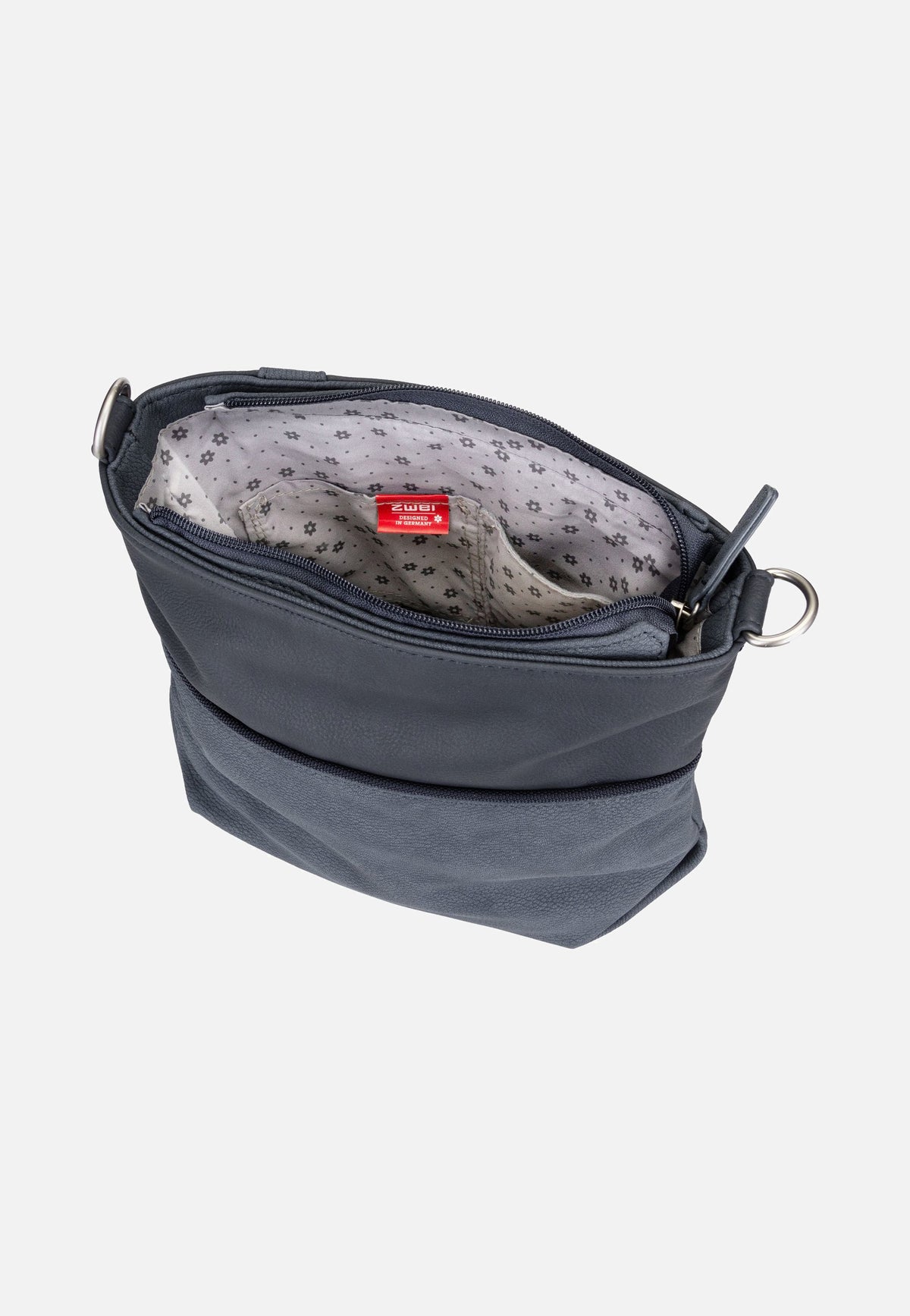 zwei Jana J8 Nubuk/Ink Pouch Bag