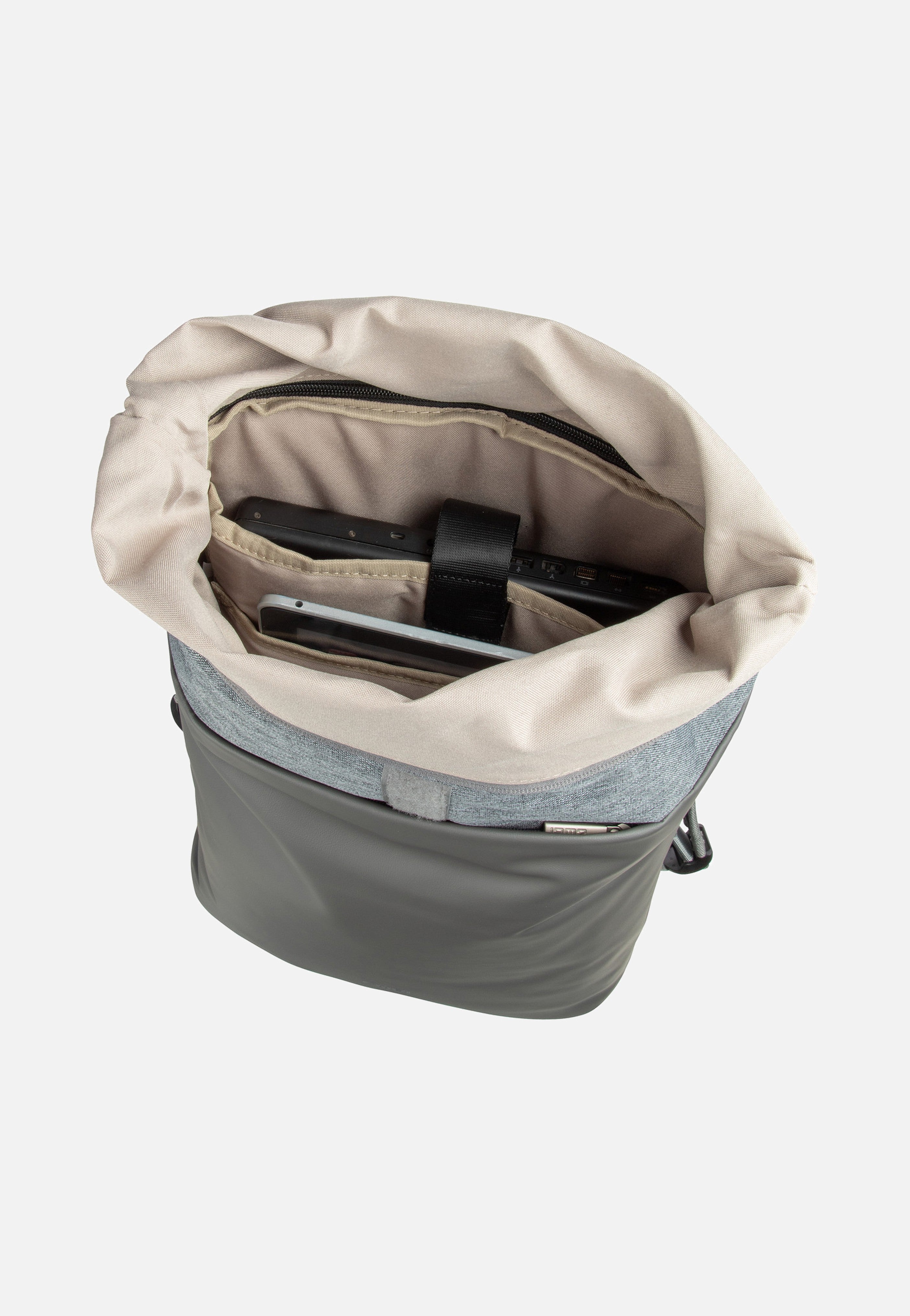 zwei - Kim KIR250 Stone - Rolltop Backpack | Neutral-Image