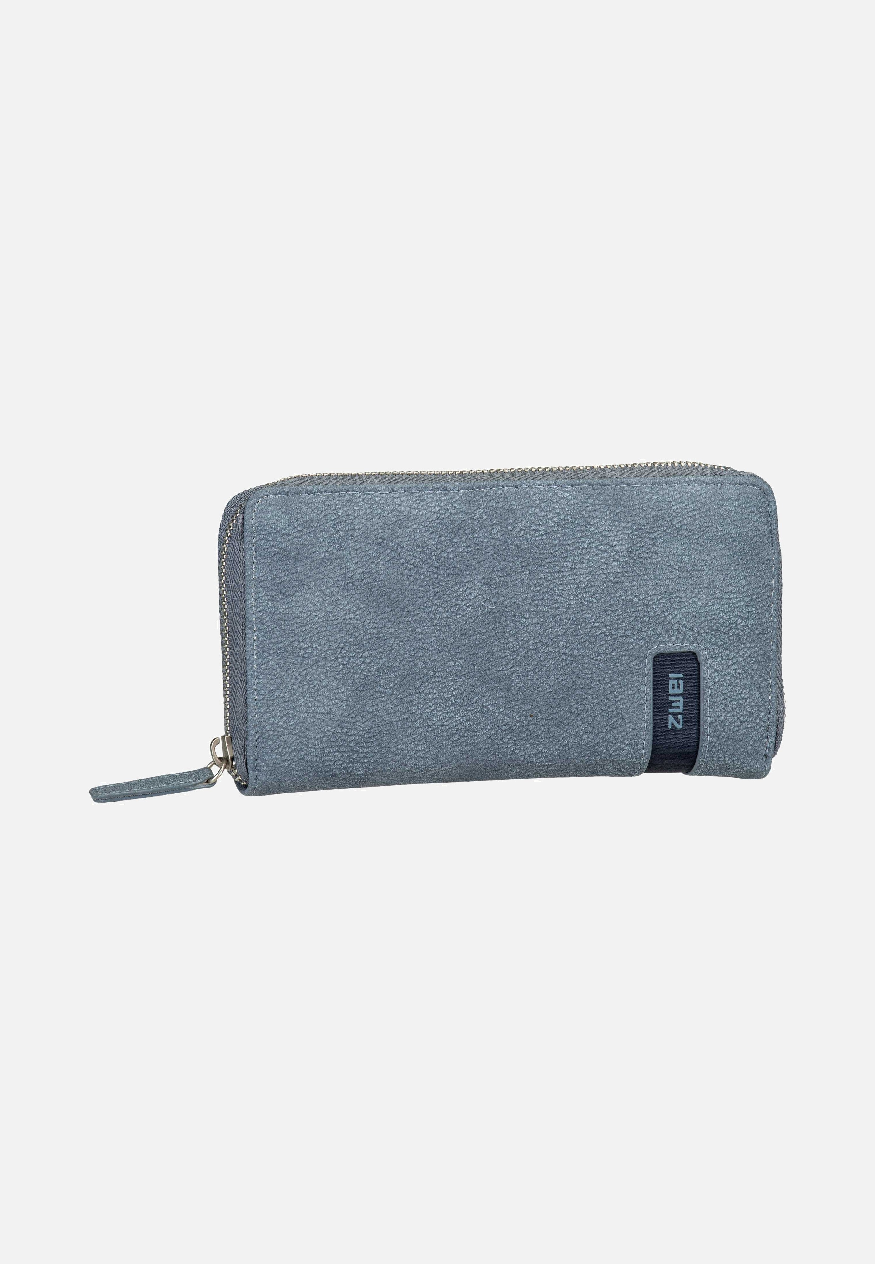zwei Mademoiselle M.Wallet MW2 Nubuk/Sky Wallet