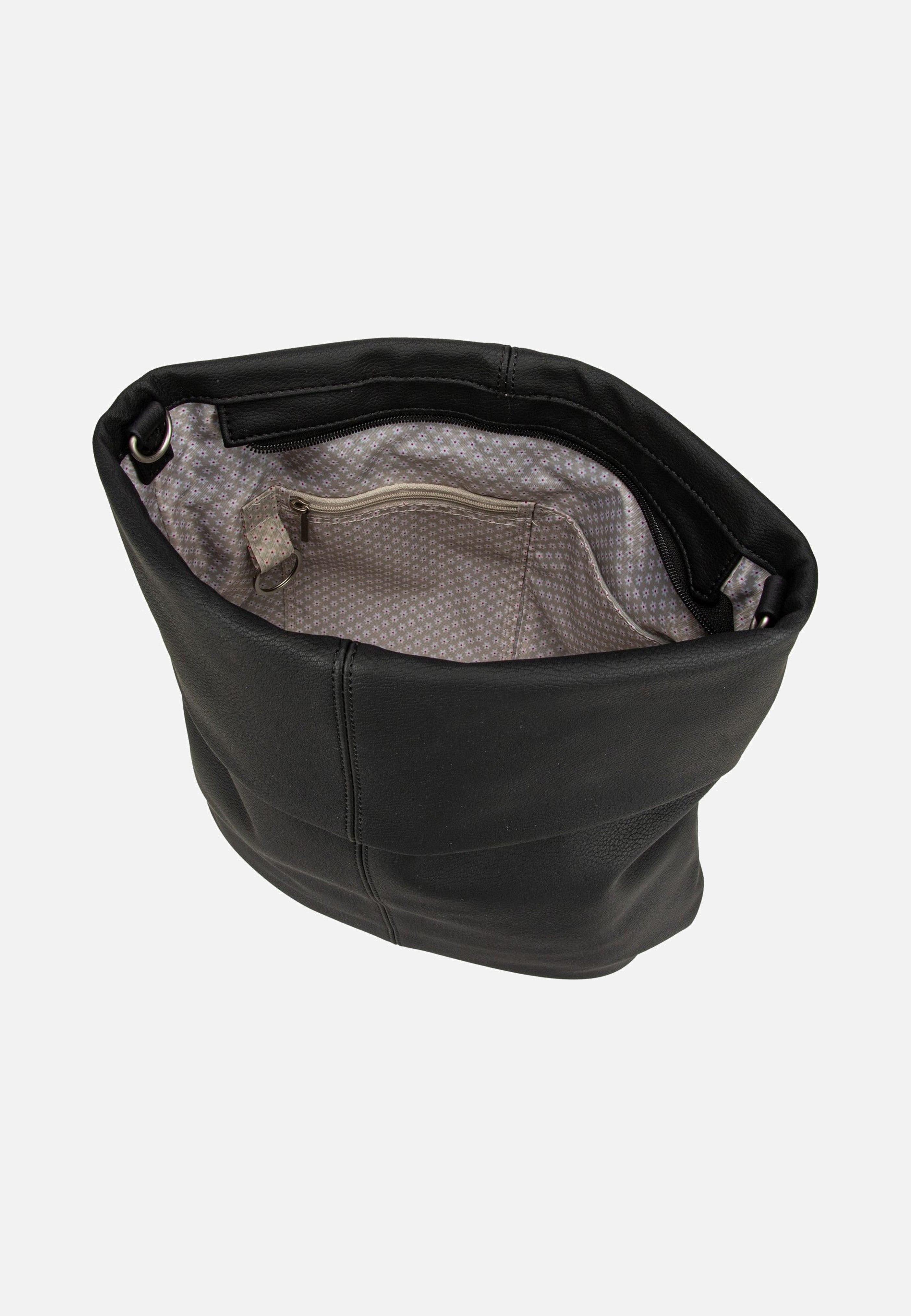 zwei - Mademoiselle M12 Nubuk/Black - Hobo Bag | Women-Image