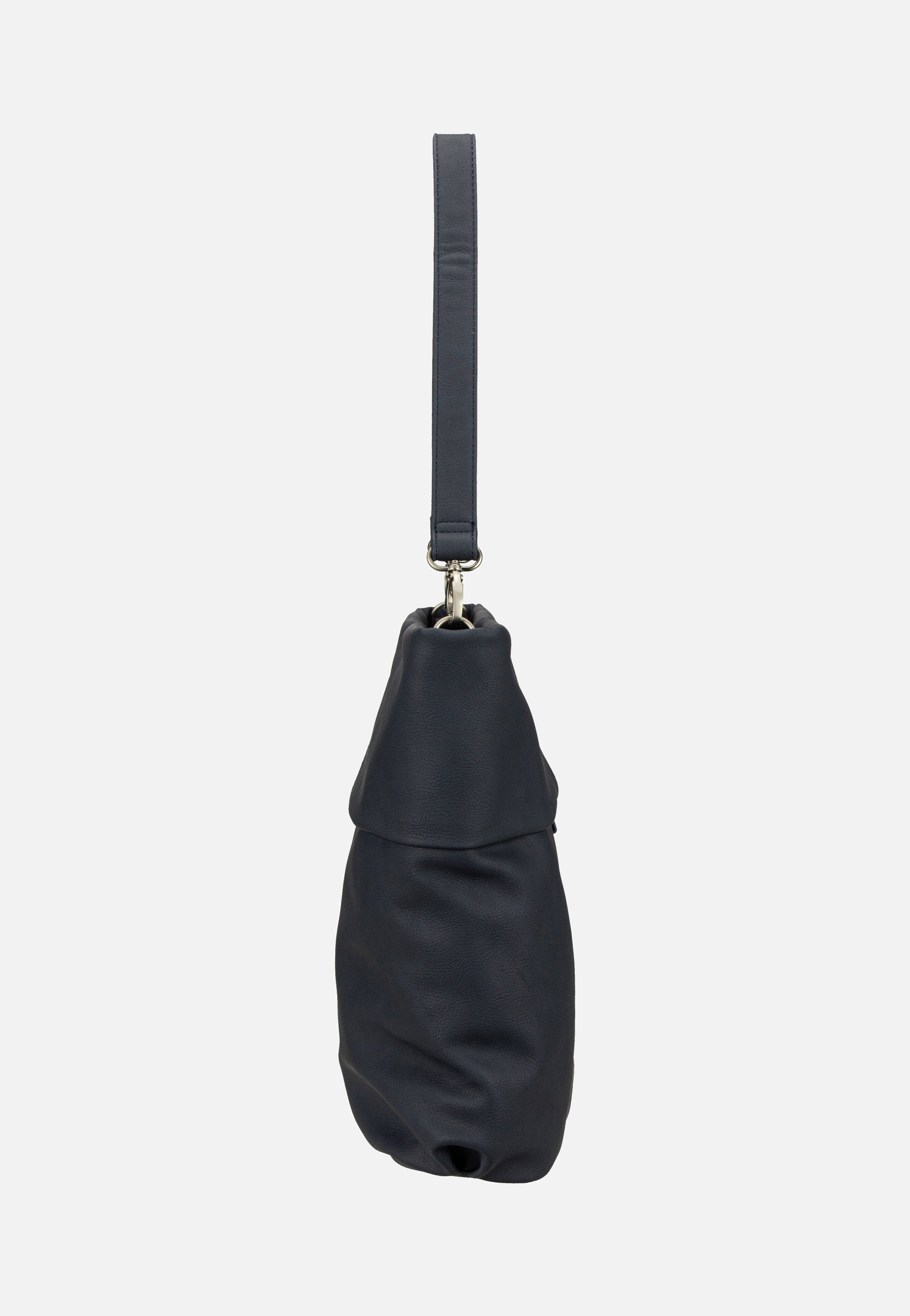 zwei - Mademoiselle M12 Nubuk/Ink - Hobo Bag | Women-Image