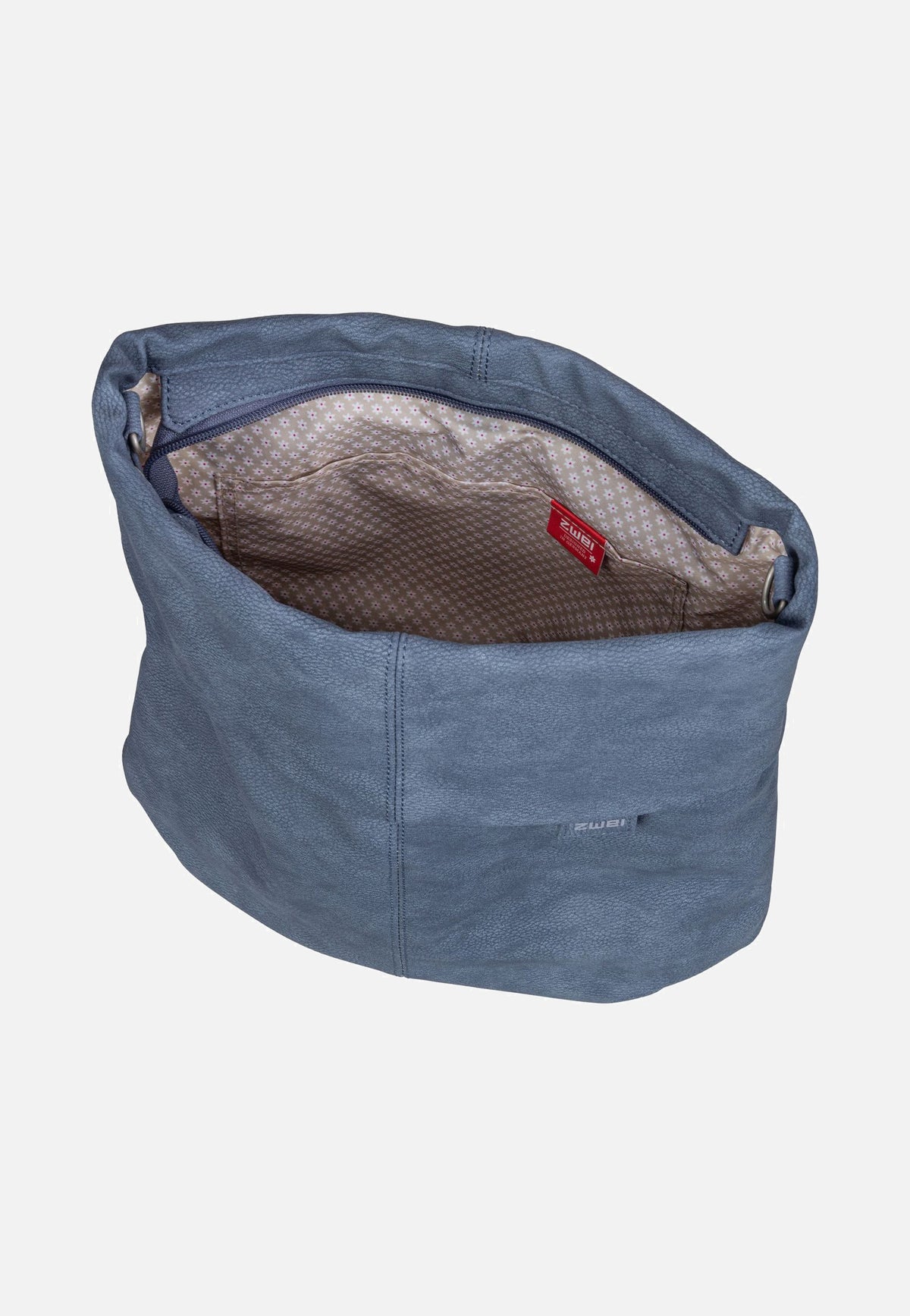zwei Mademoiselle M12 Nubuk/Sky Hobo Bag