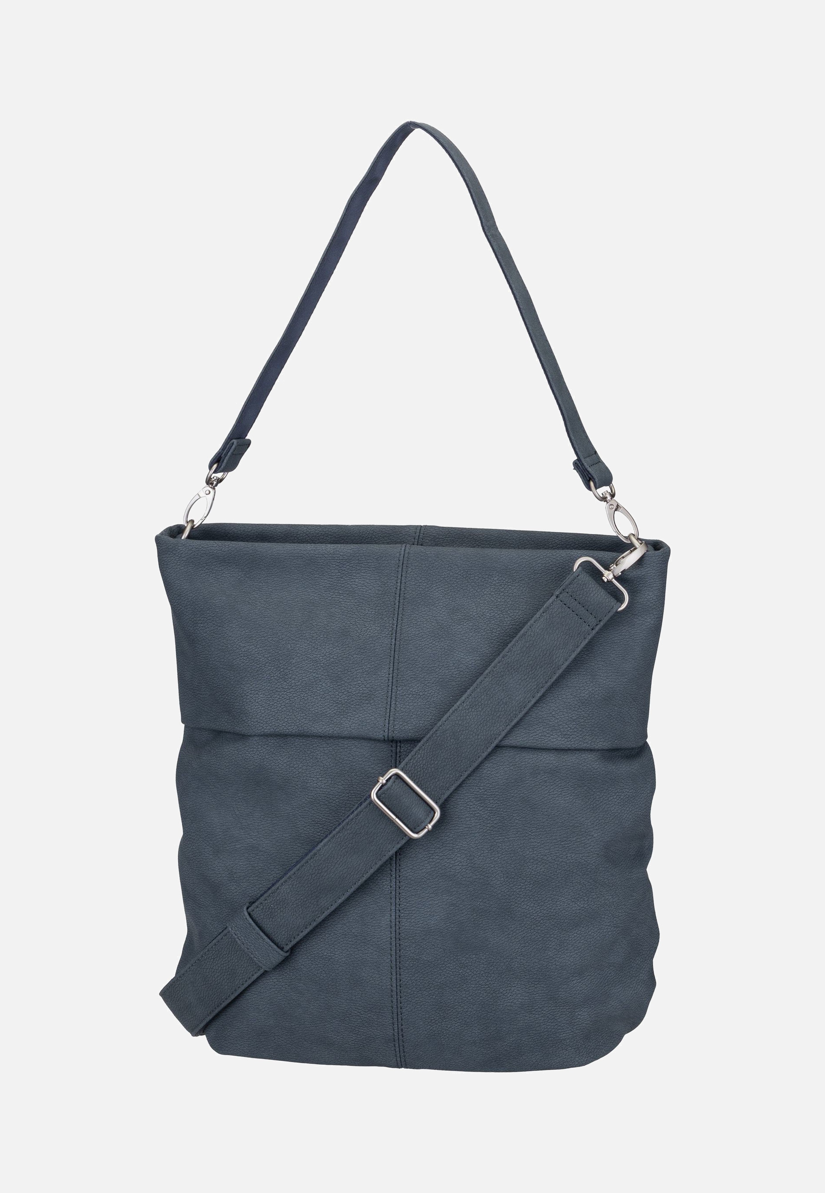 zwei - Mademoiselle M140 Nubuk/Blue - Hobo Bag | Women-Image