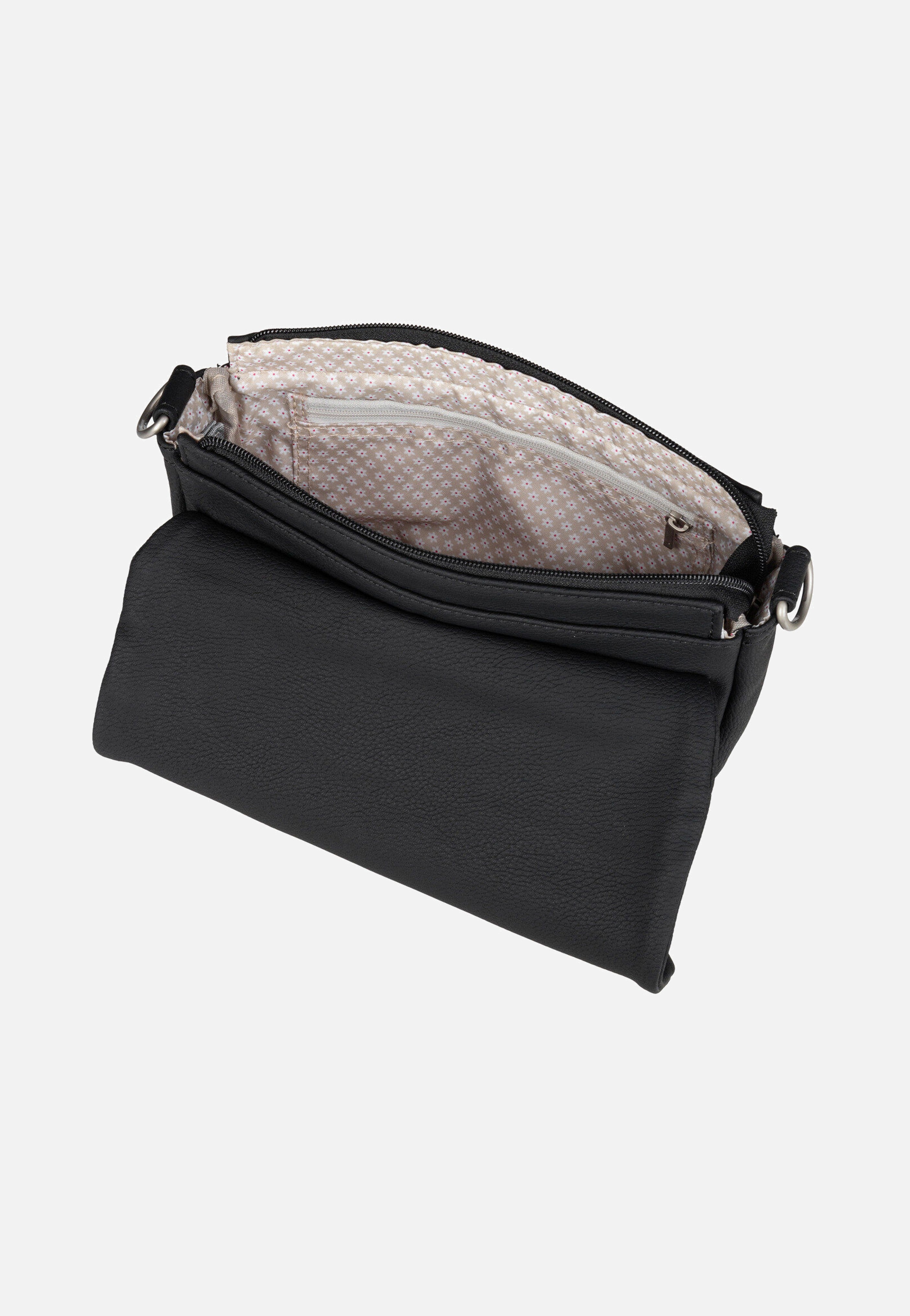 zwei Mademoiselle M40 Nubuk/Black Crossbody Bag