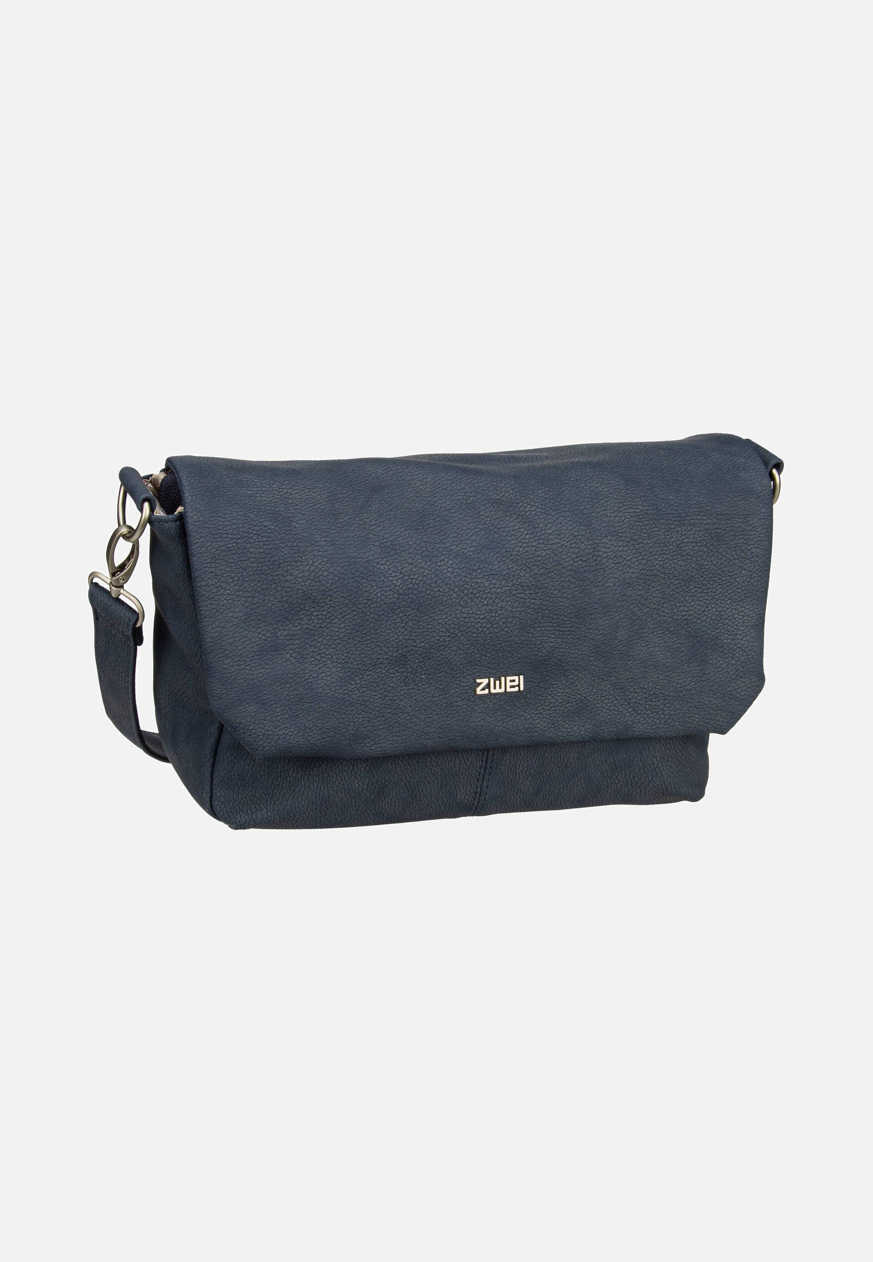 zwei Mademoiselle M60 Nubuk/Blue Messenger Bag