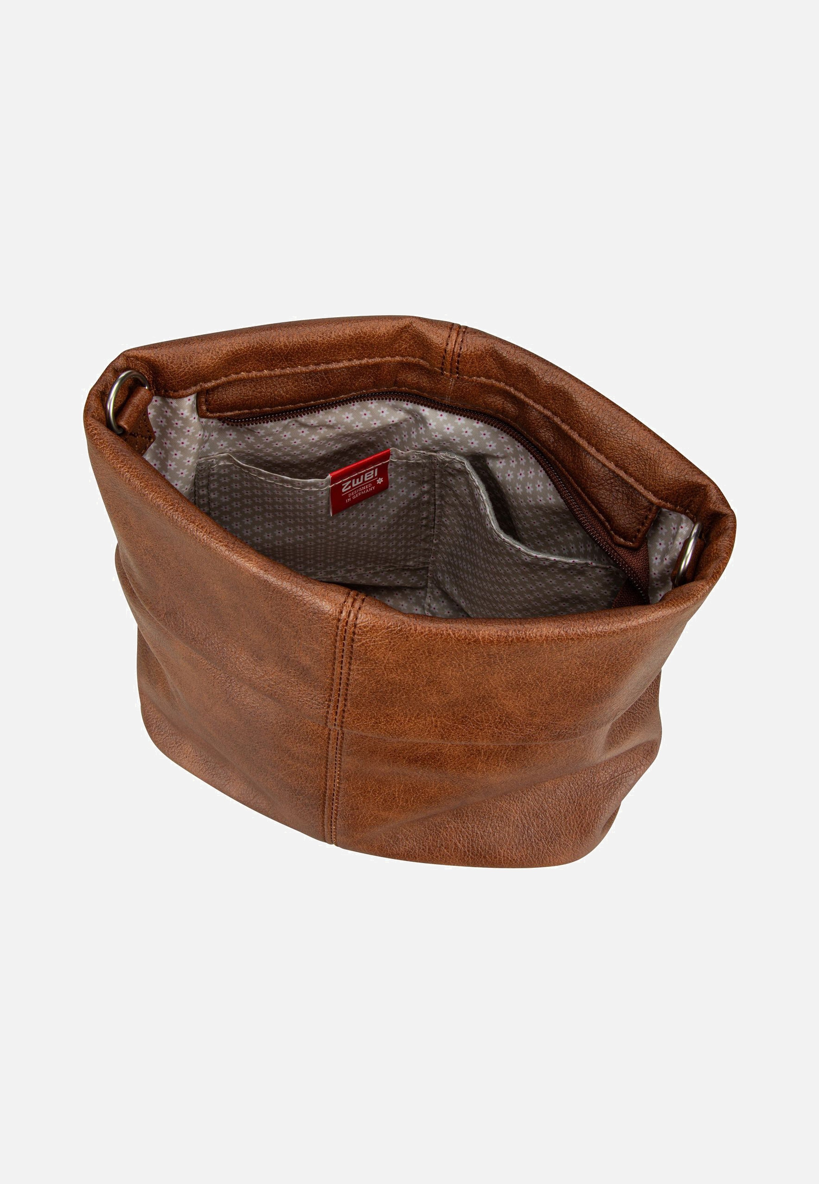 zwei Mademoiselle M8 Cognac Pouch Bag