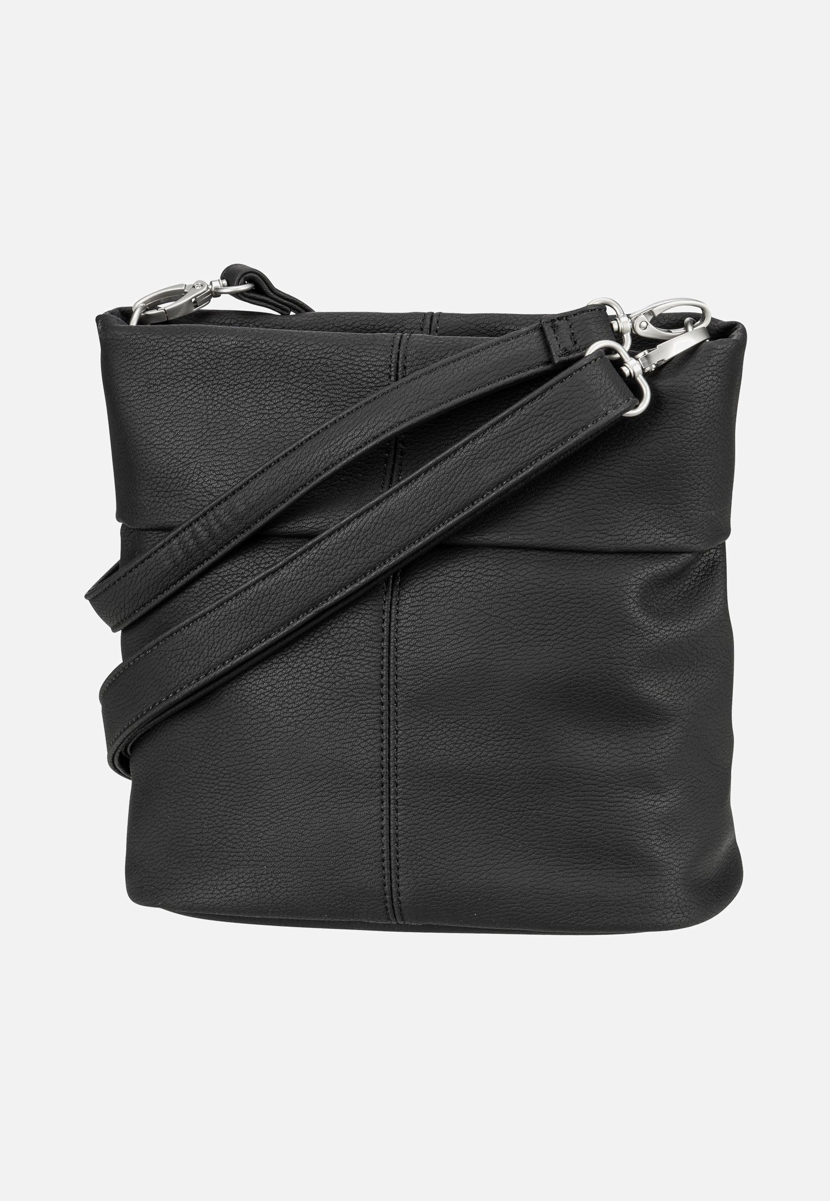 zwei Mademoiselle M8 Nubuk/Black Pouch Bag