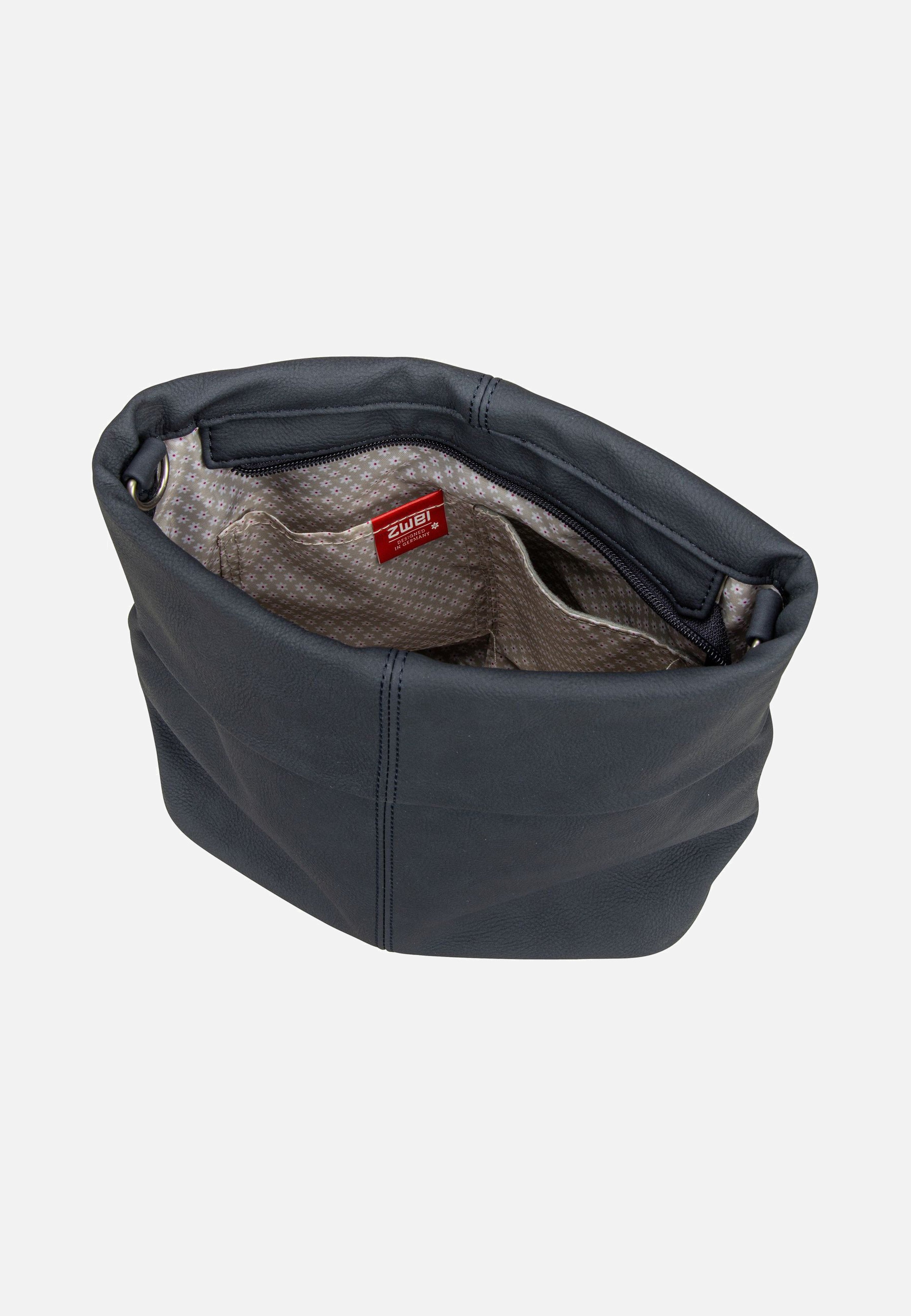 zwei Mademoiselle M8 Nubuk/Ink Pouch Bag