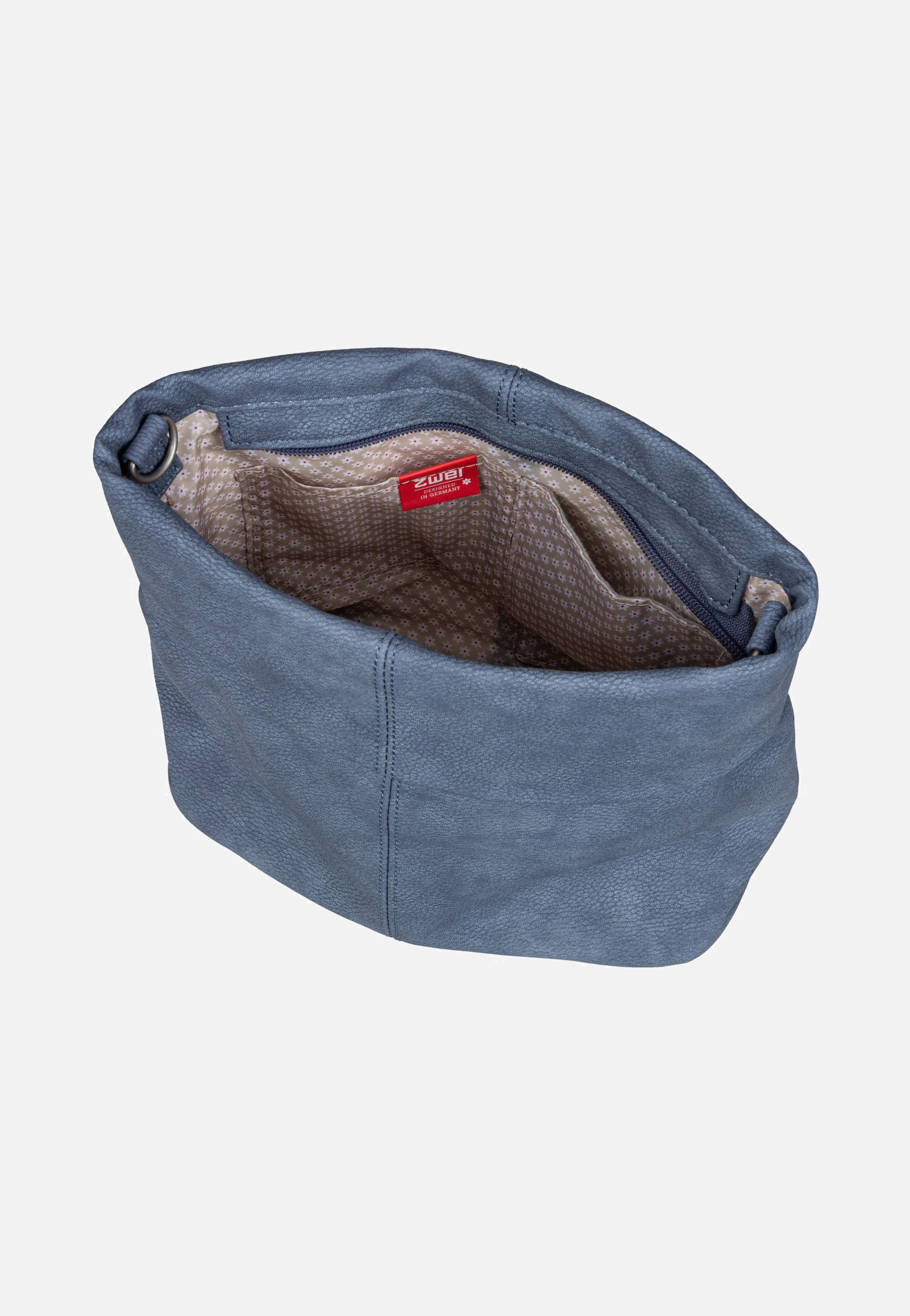 zwei Mademoiselle M8 Nubuk/Sky Pouch Bag