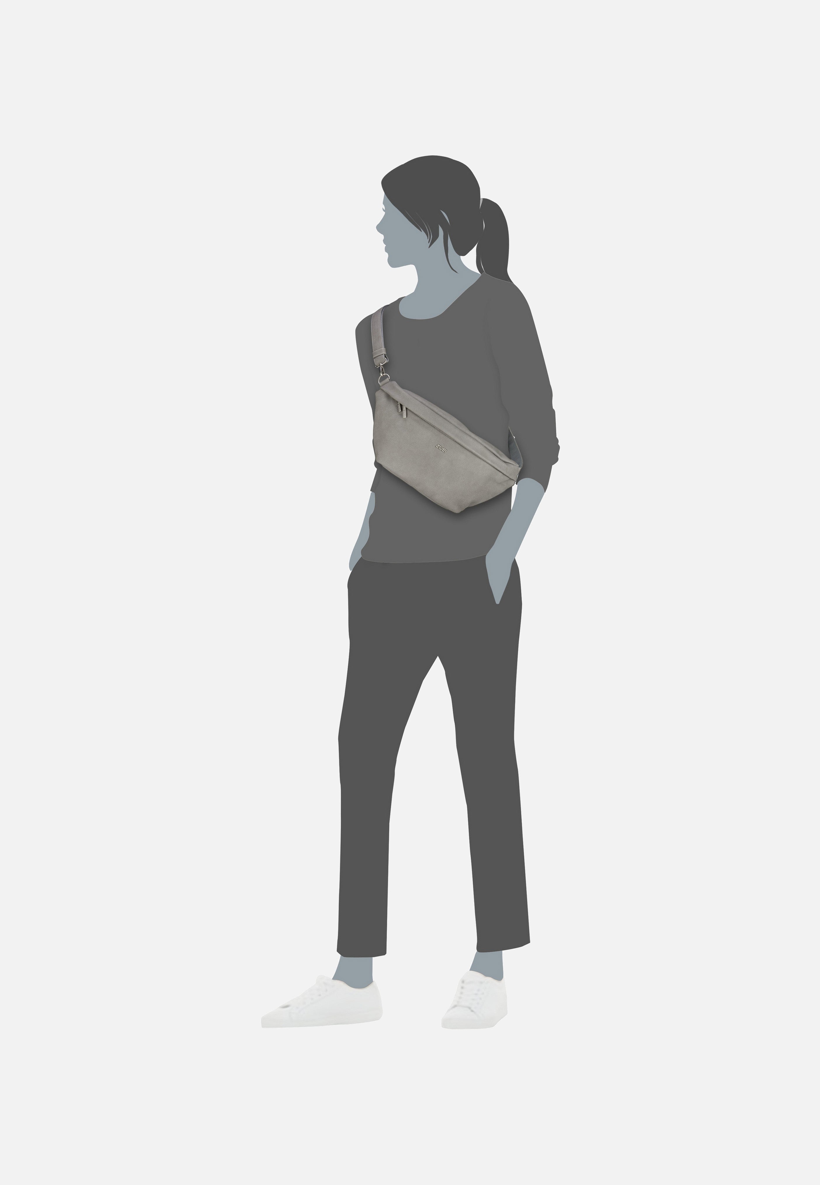 zwei Mademoiselle MH80 Canvas/Grey Fanny Pack