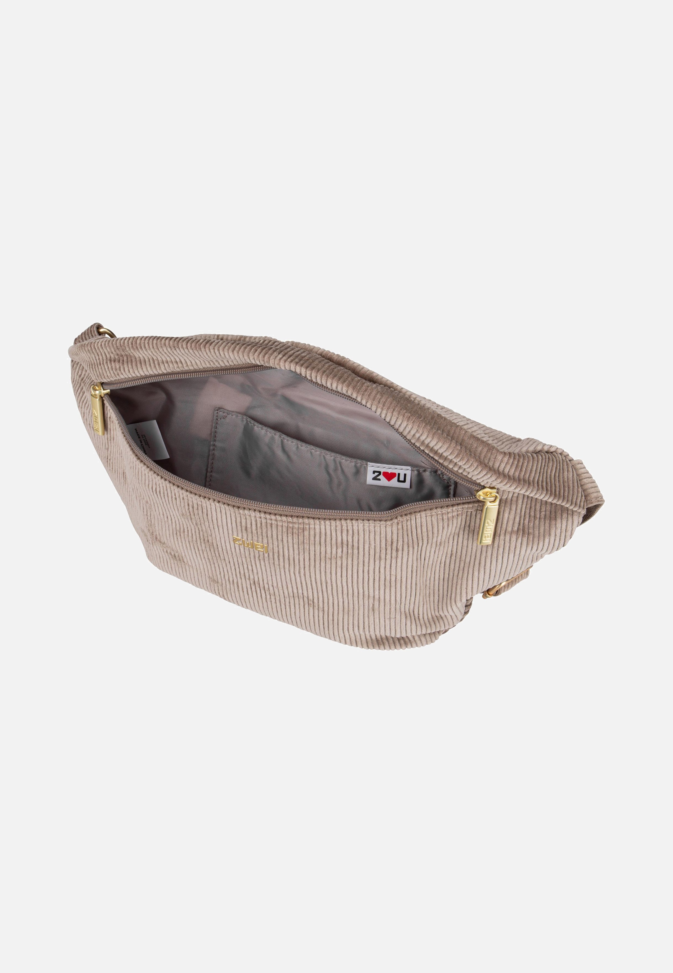 zwei Mademoiselle MH80 Cord/Mocca Fanny Pack