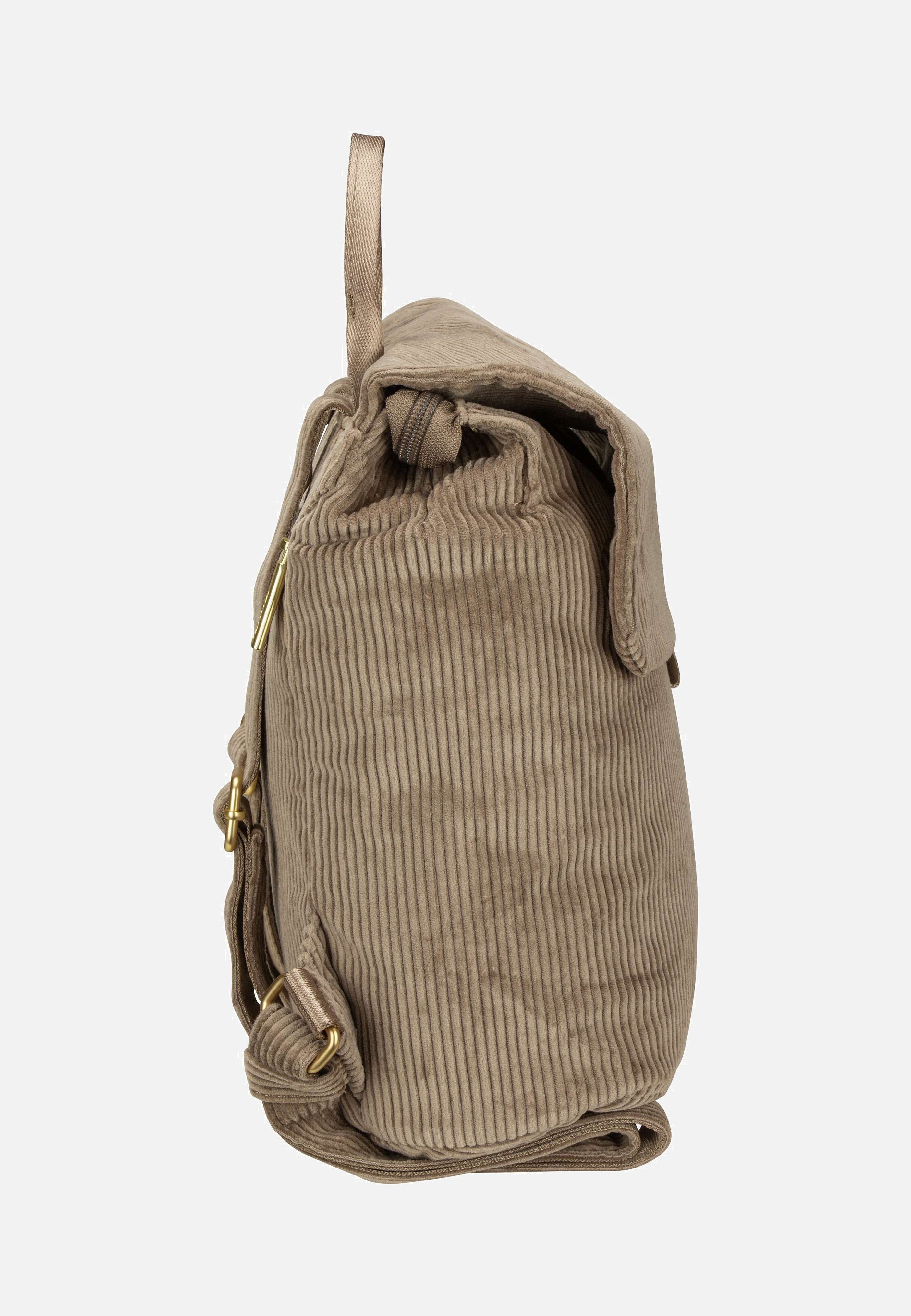 zwei Mademoiselle MR8 Cord/Mocca Backpack