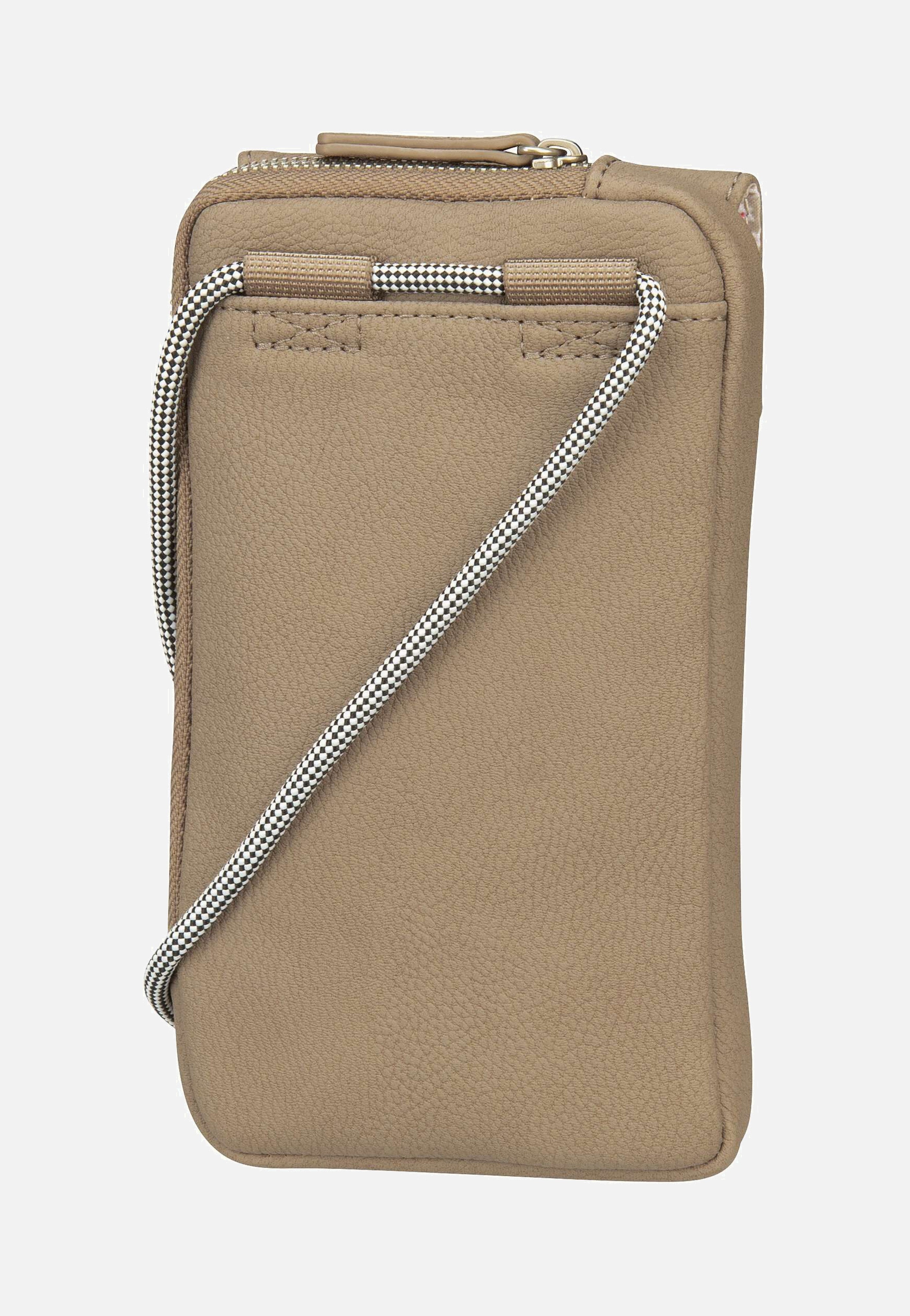 zwei - Mademoiselle Phone Bag MP30 Nubuk/Cappucino - Phone Pouches | Women-Image