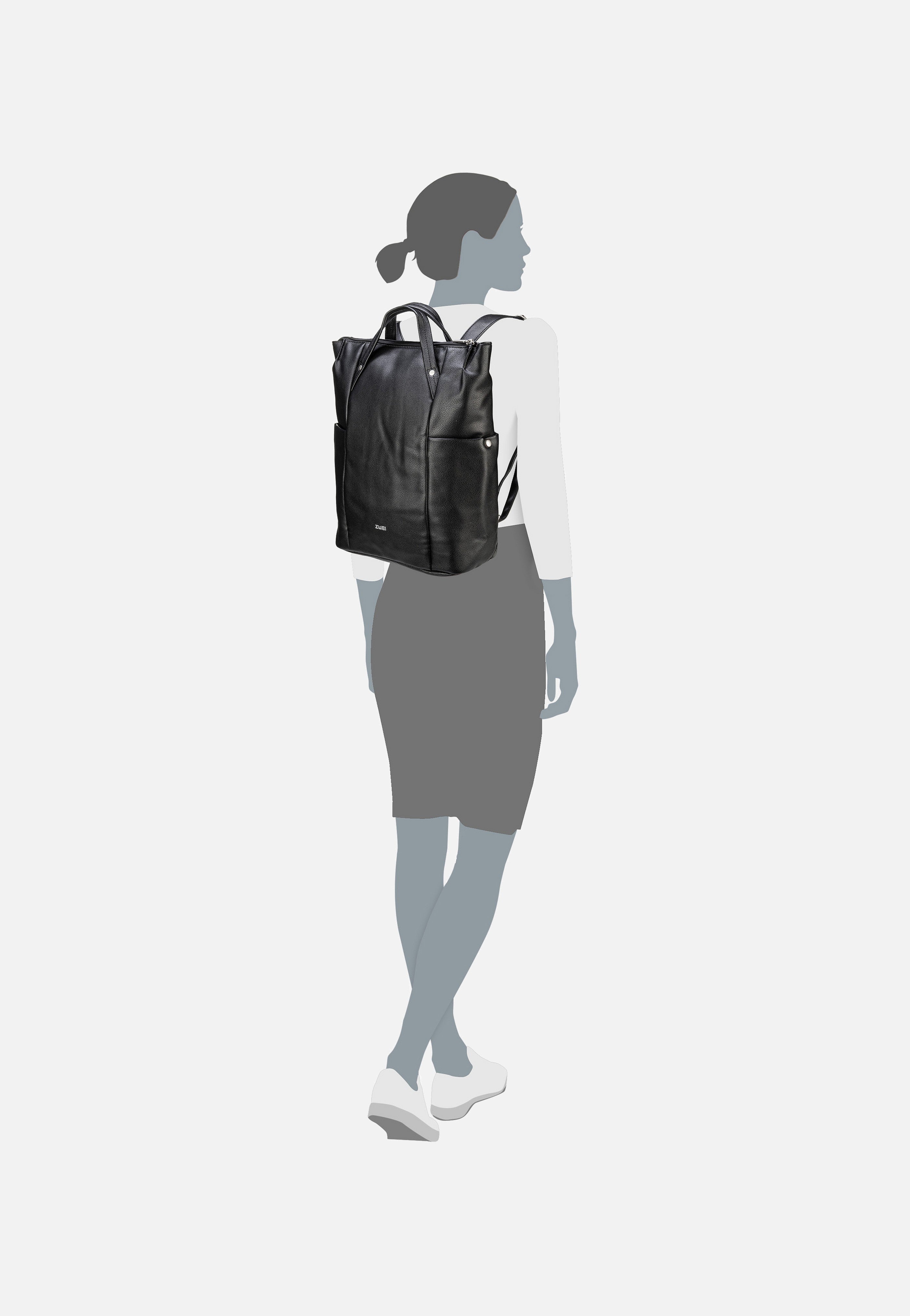 zwei Pia PIR150 Black Backpack