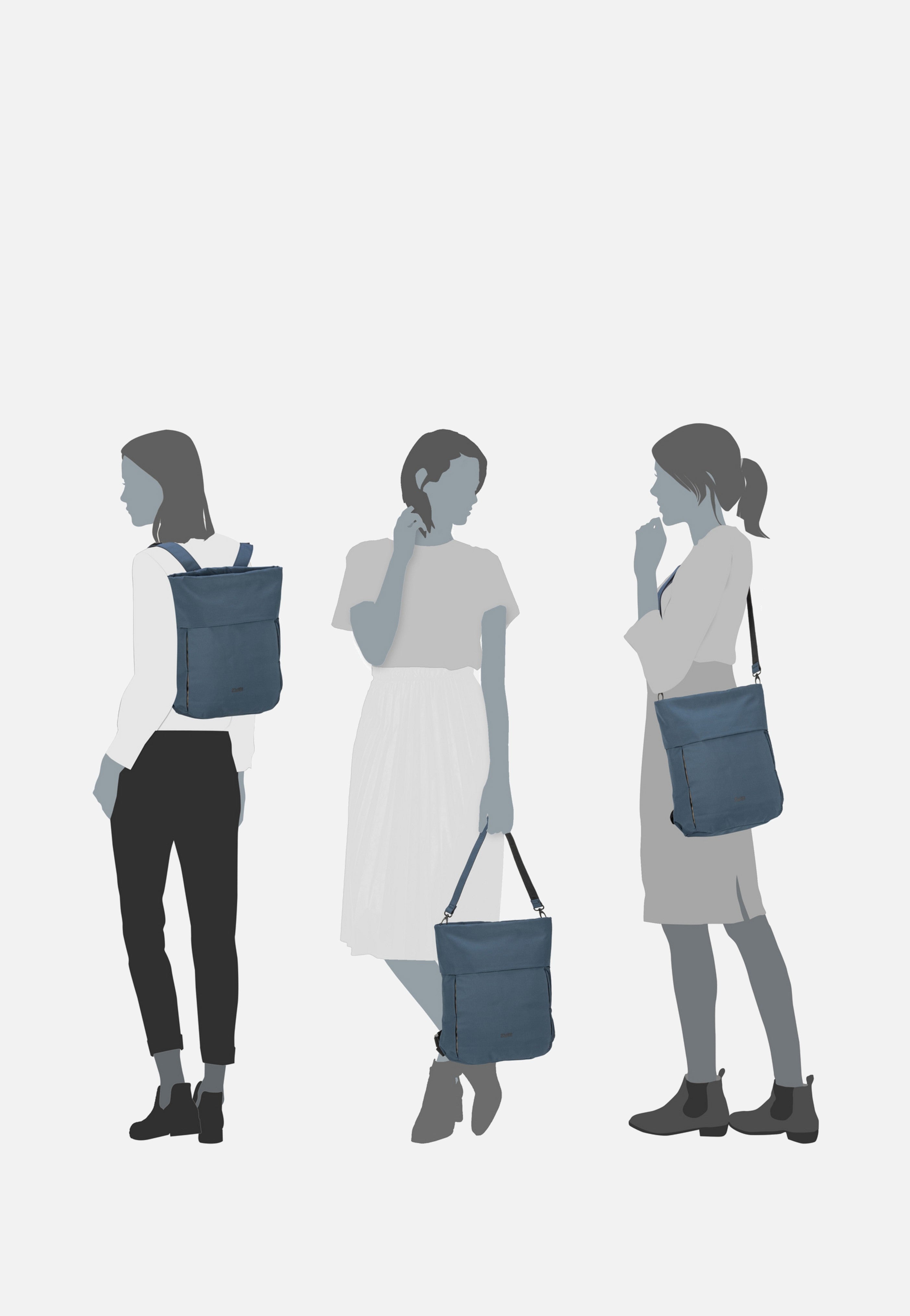 zwei - Toni TOR120 Denim - Backpack | Women-Image