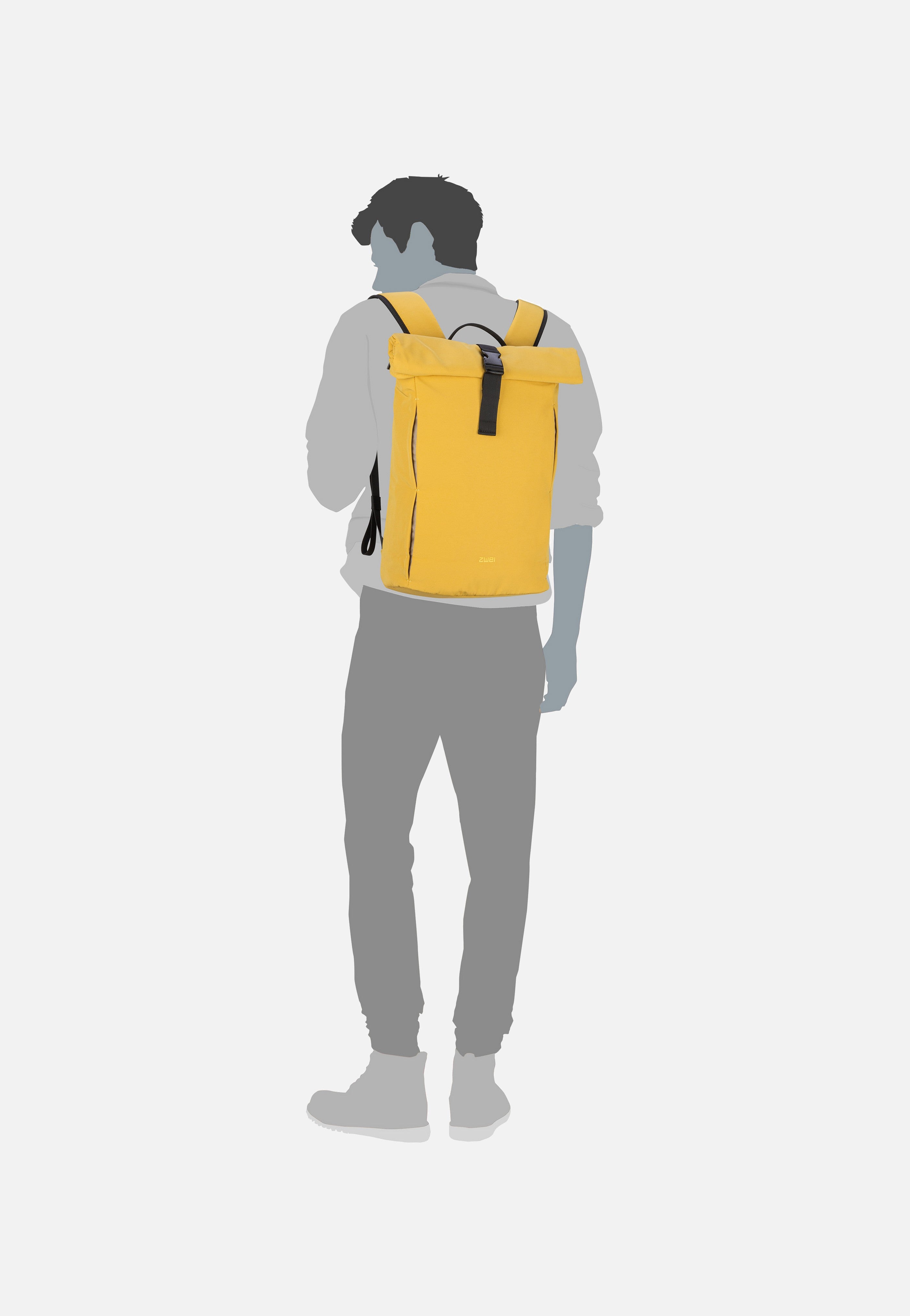 zwei - Toni TOR250 Yellow - Rolltop Backpack | Neutral-Image