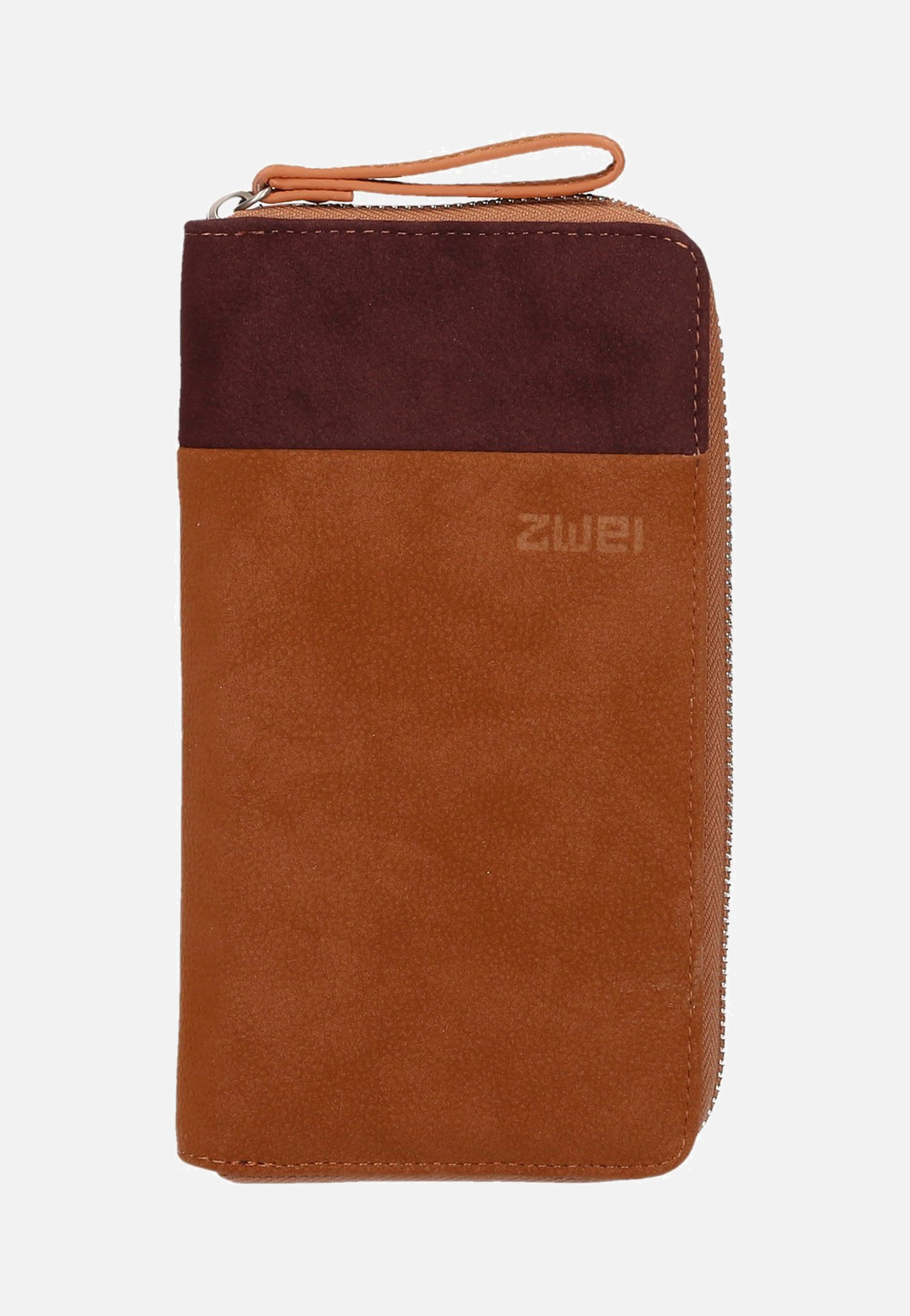 zwei Eva EV2 Nubuk/Cognac Wallet