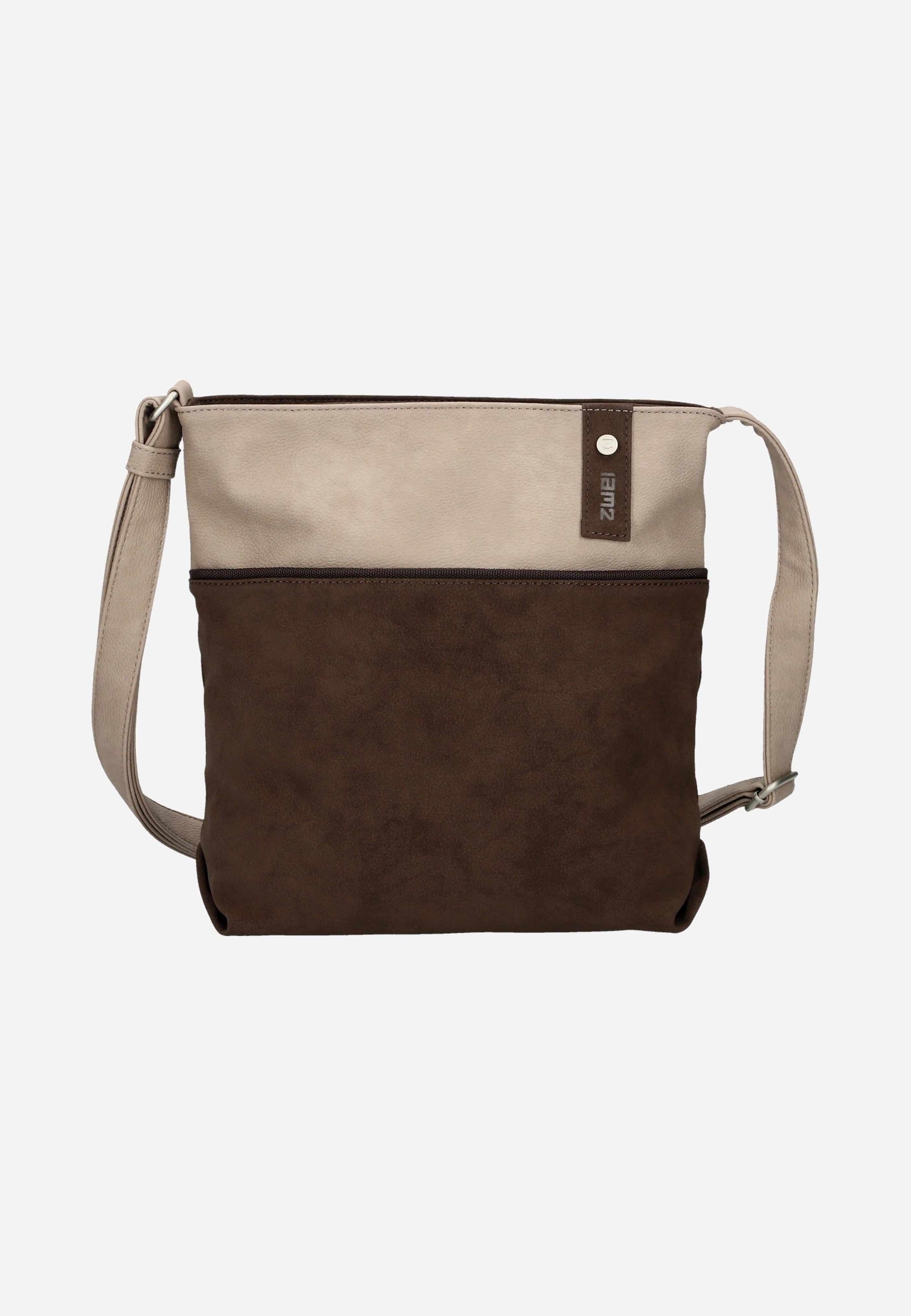 zwei Jana J10 Nubuk/Espresso Pouch Bag