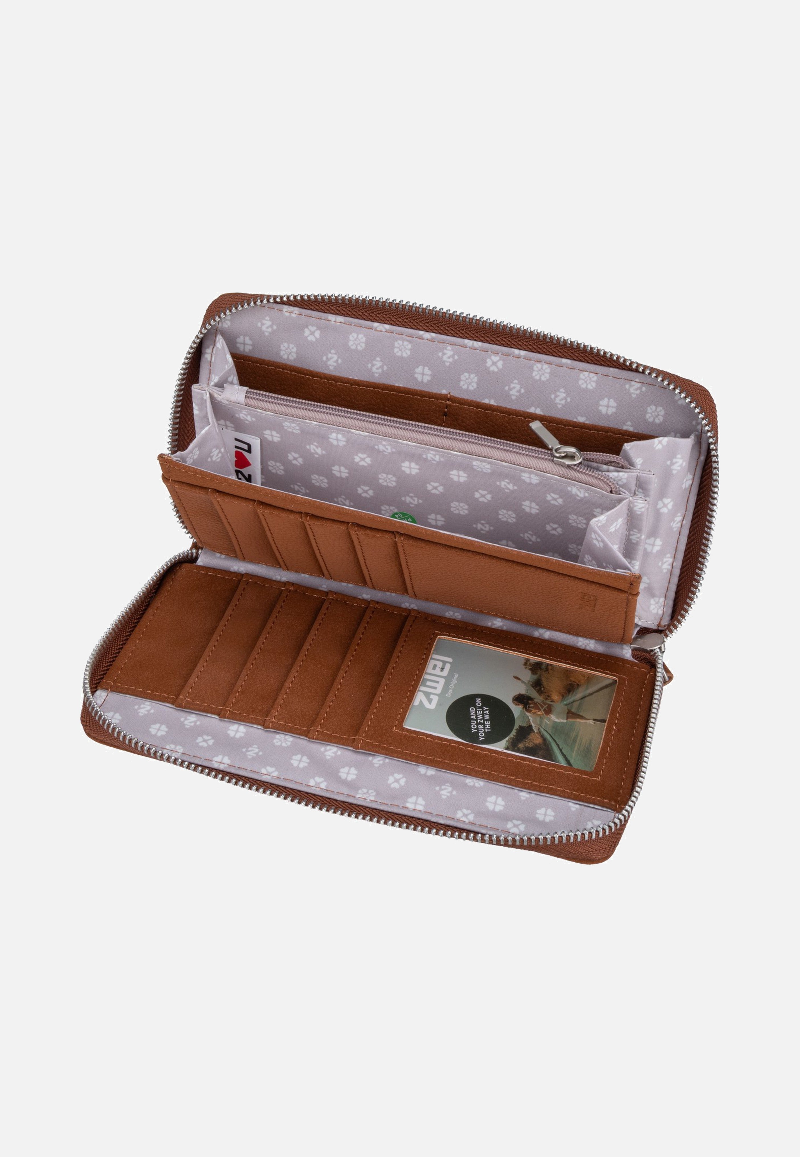 zwei M.Wallet MW2 Nubuk/Cognac Wallet