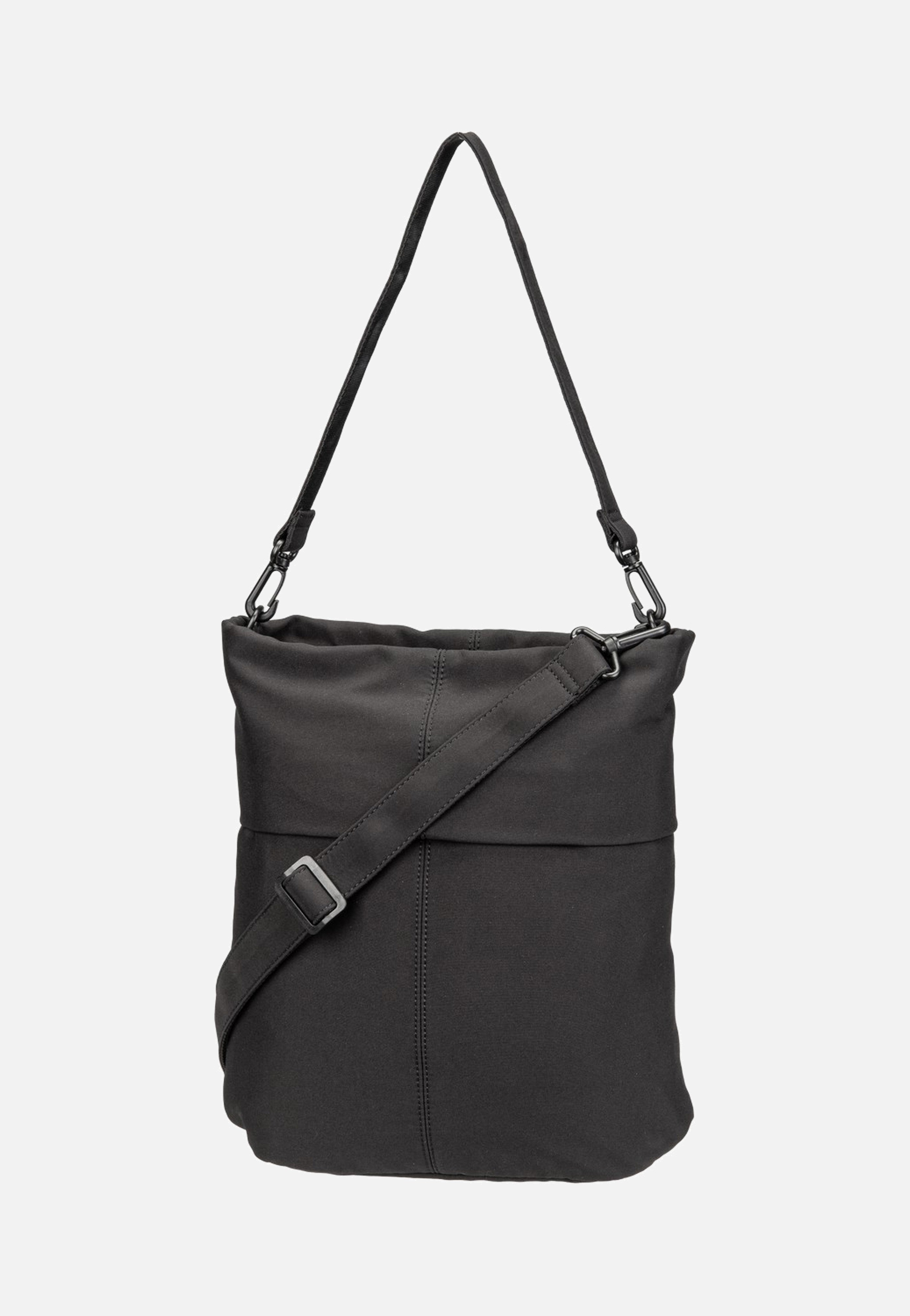 zwei Mademoiselle.Tex MTX12 Black Hobo Bag