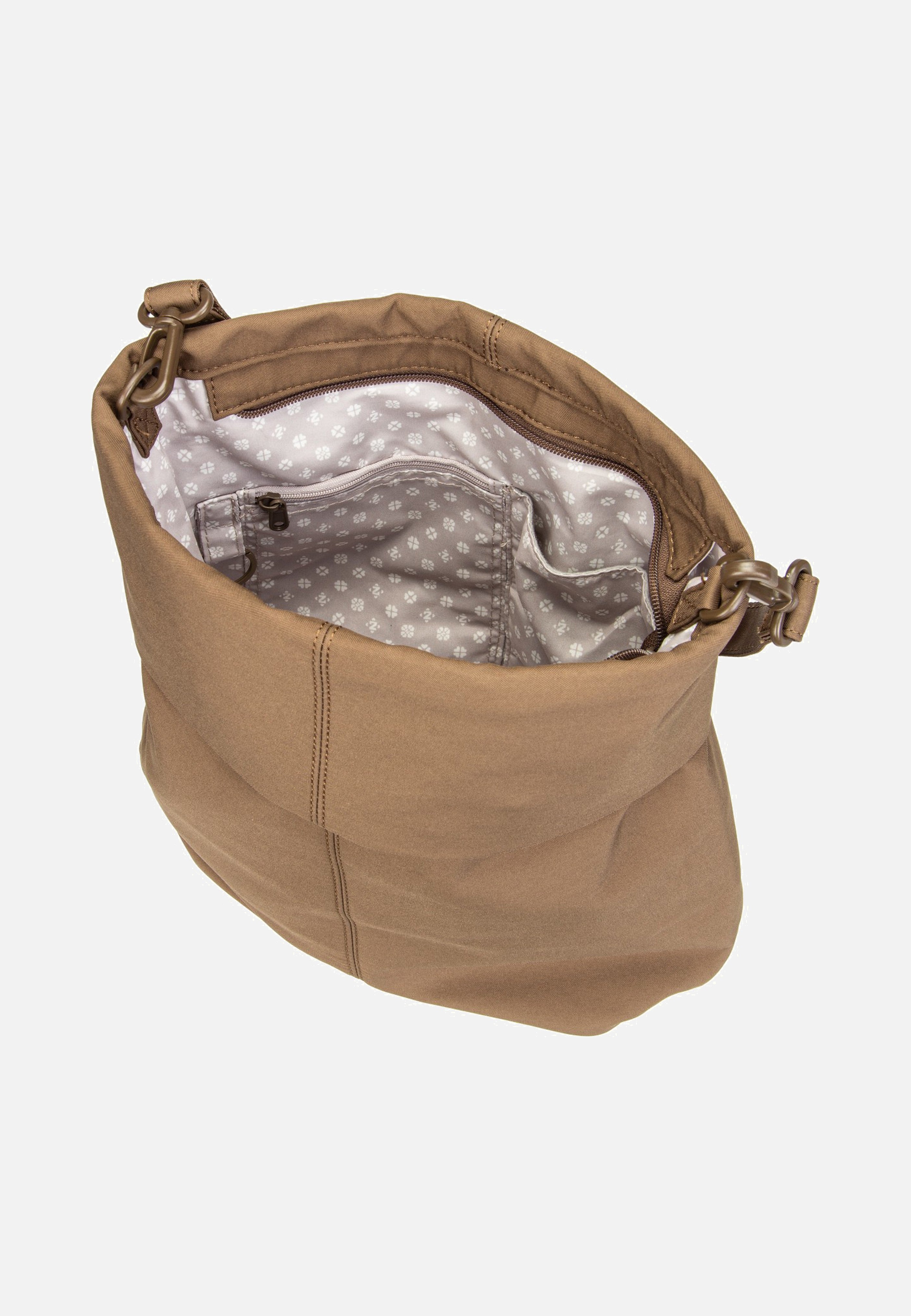 zwei Mademoiselle.Tex MTX12 Brown Hobo Bag