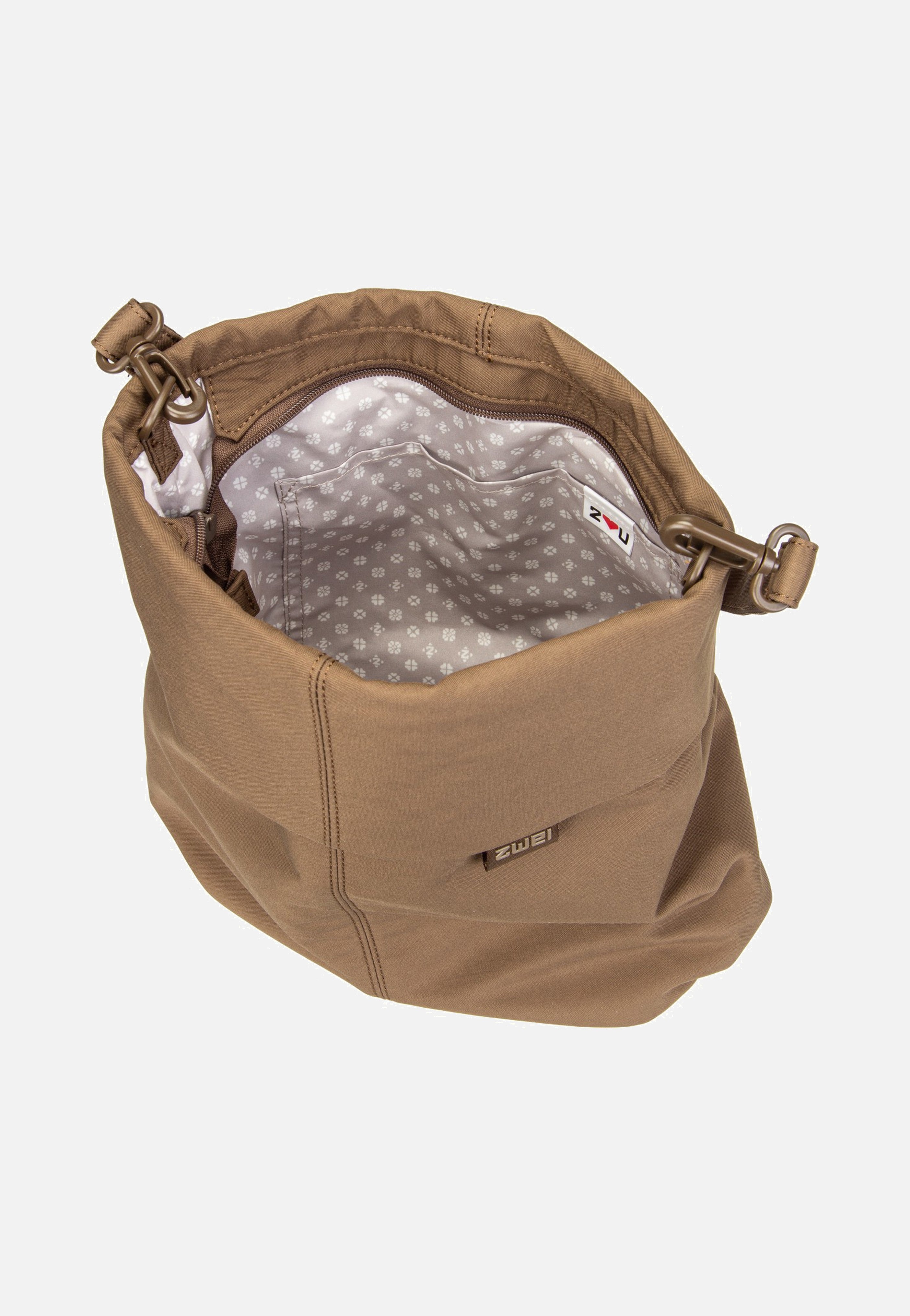 zwei Mademoiselle.Tex MTX12 Brown Hobo Bag