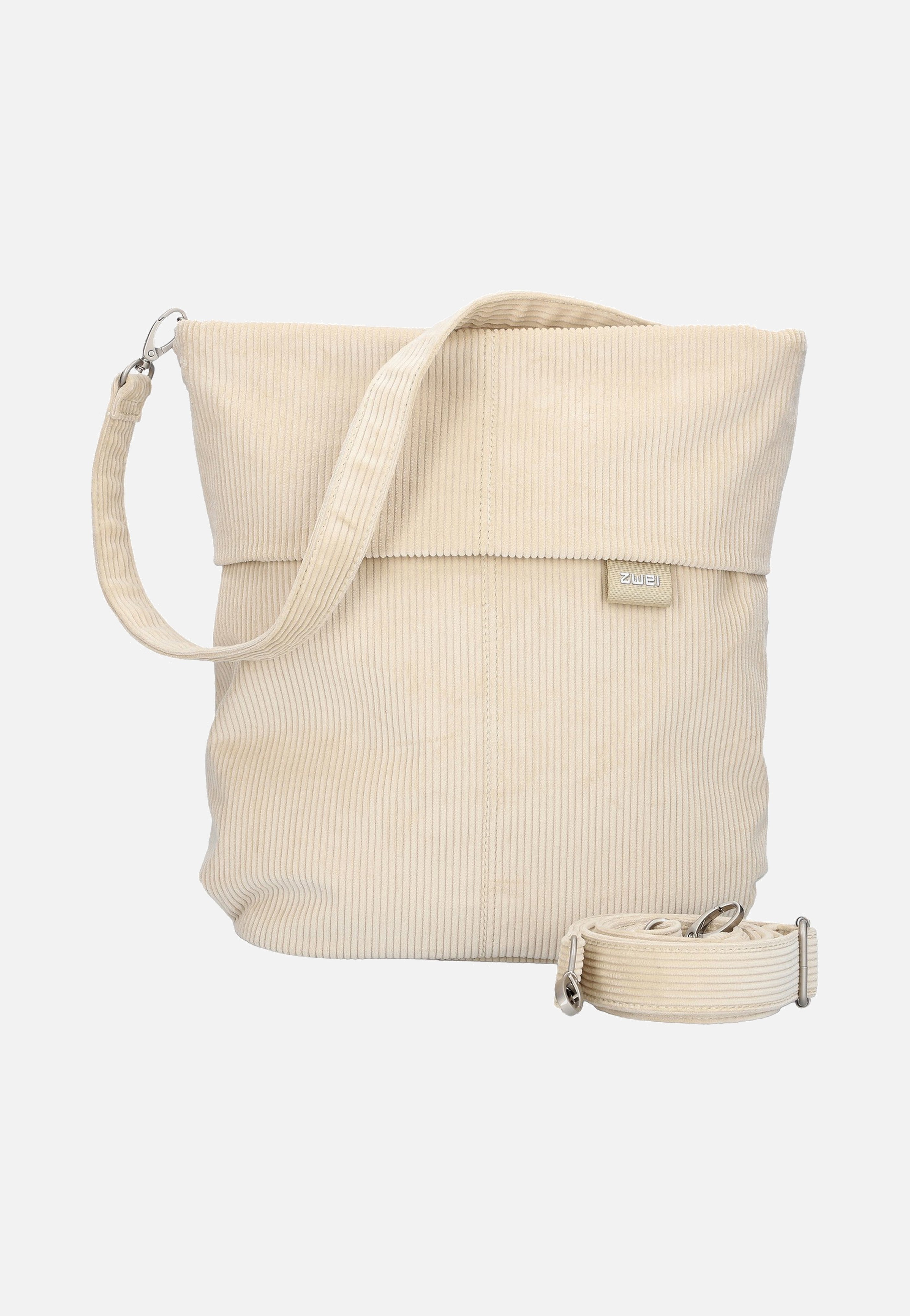 zwei - Mademoiselle M12 Cord/Creme - Hobo Bag | Neutral-Image