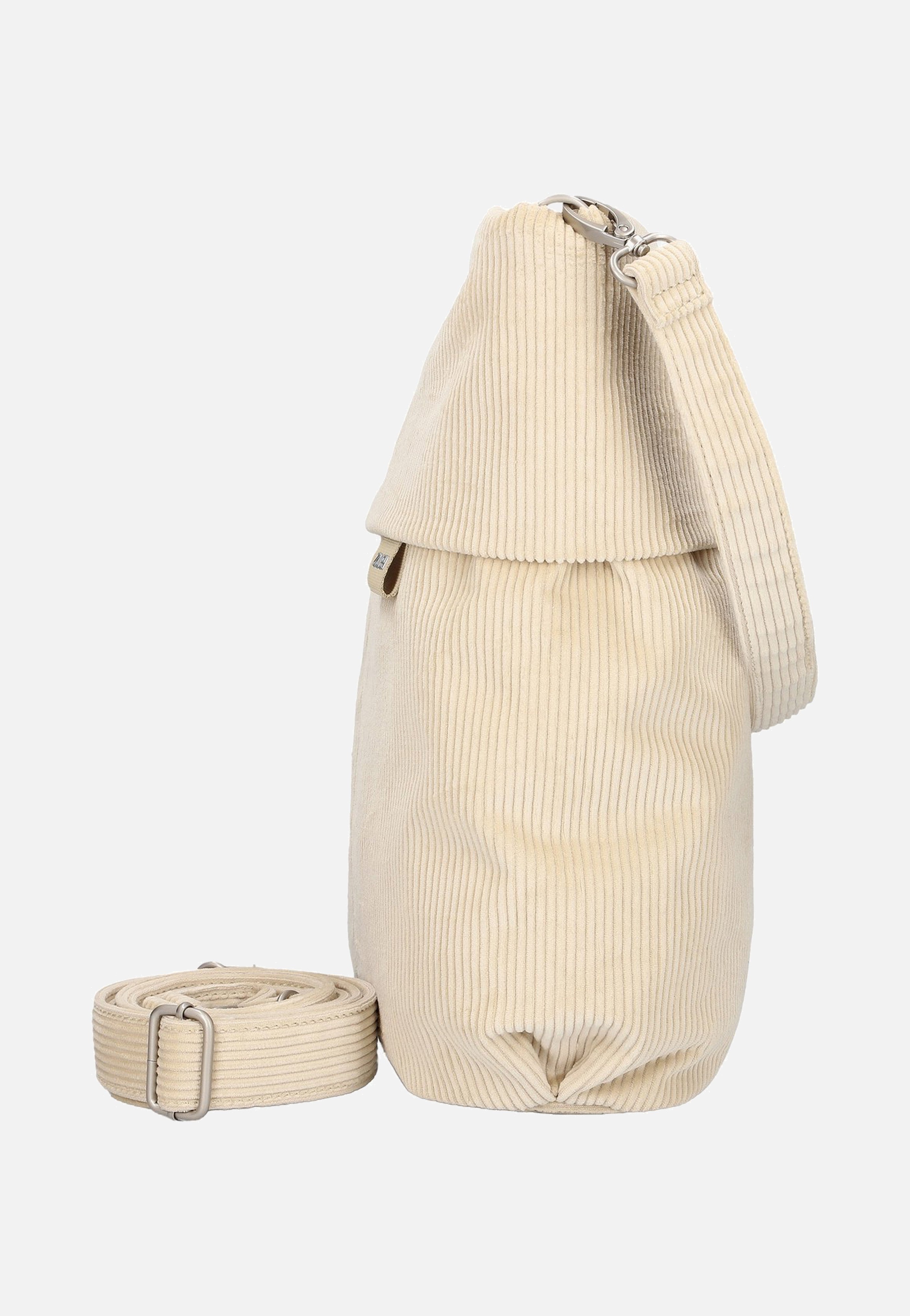 zwei Mademoiselle M12 Cord/Creme Hobo Bag