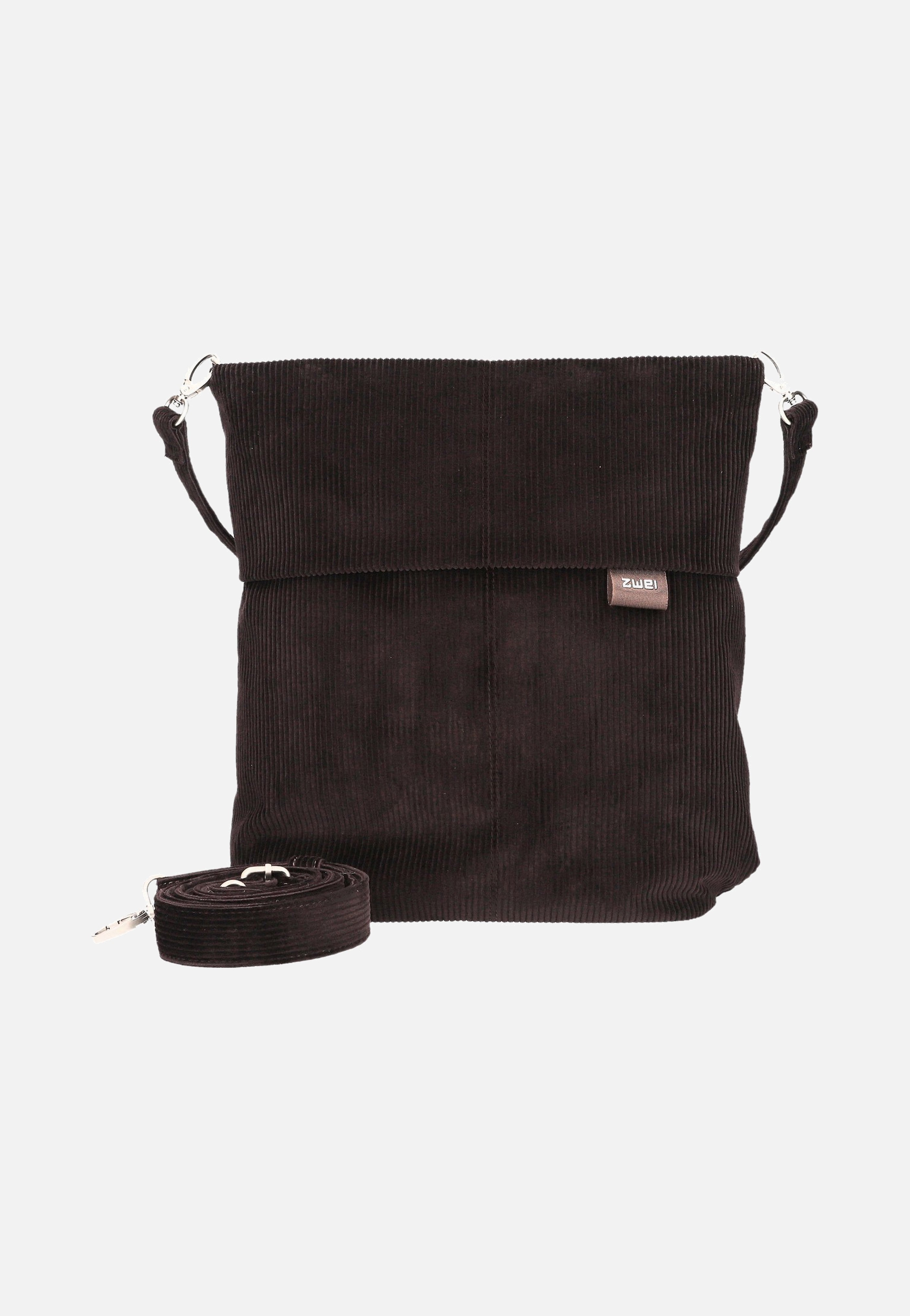 zwei Mademoiselle M12 Cord/Espresso Hobo Bag
