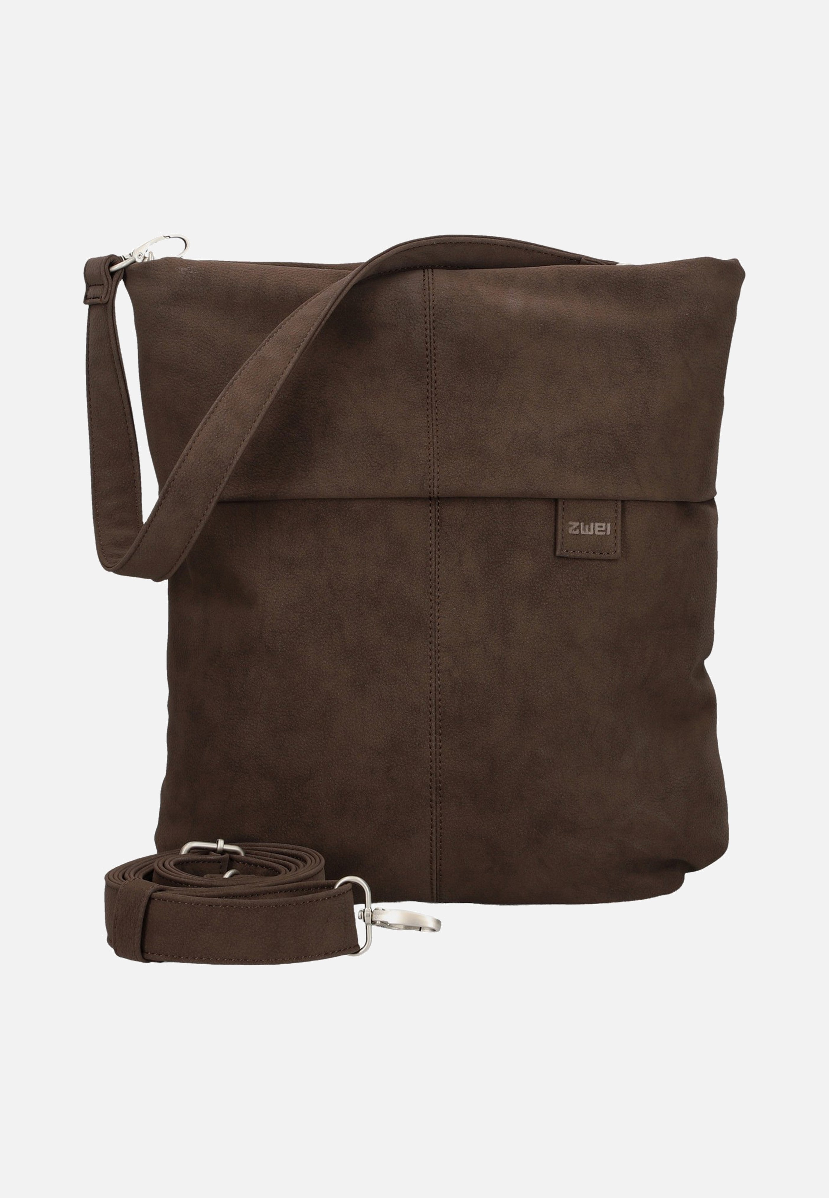 zwei - Mademoiselle M12 Nubuk/Espresso - Hobo Bag | Neutral-Image
