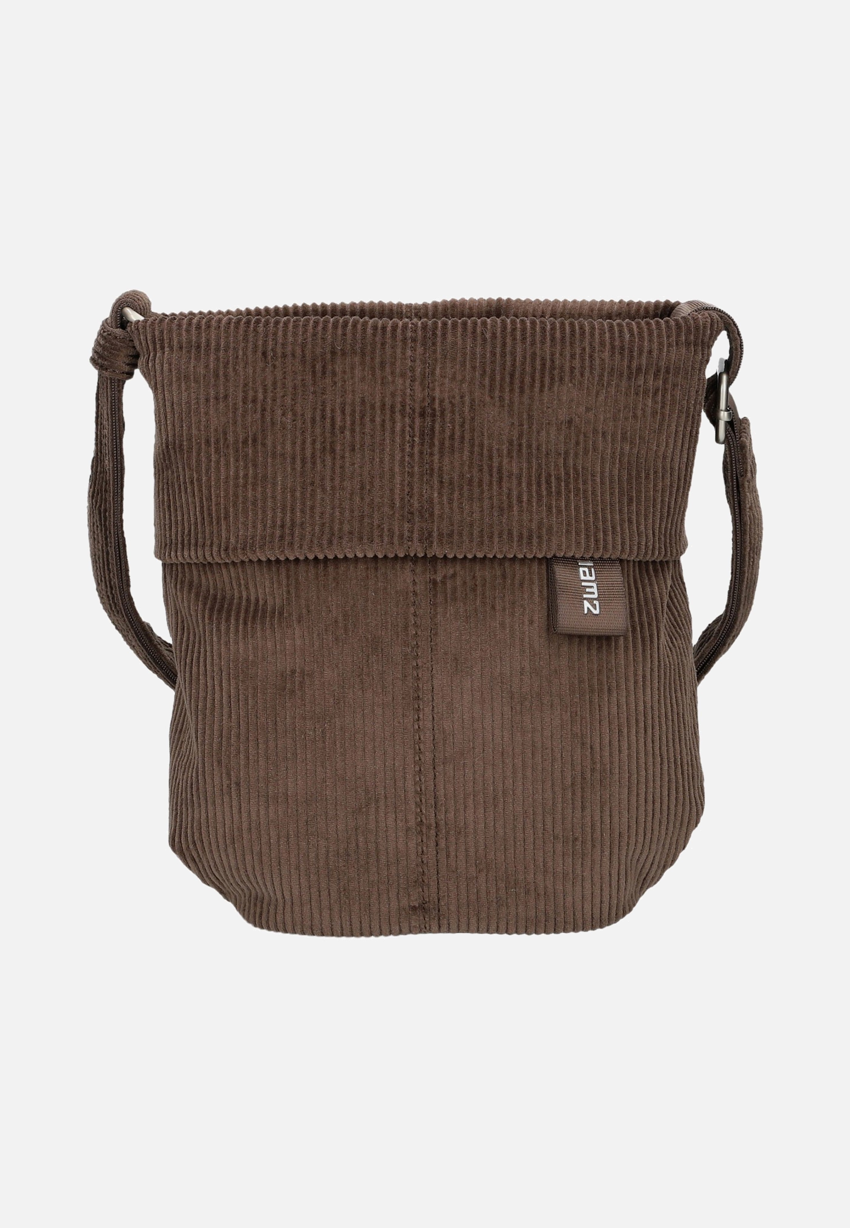 zwei Mademoiselle M45 Cord/Wood Crossbody Bag
