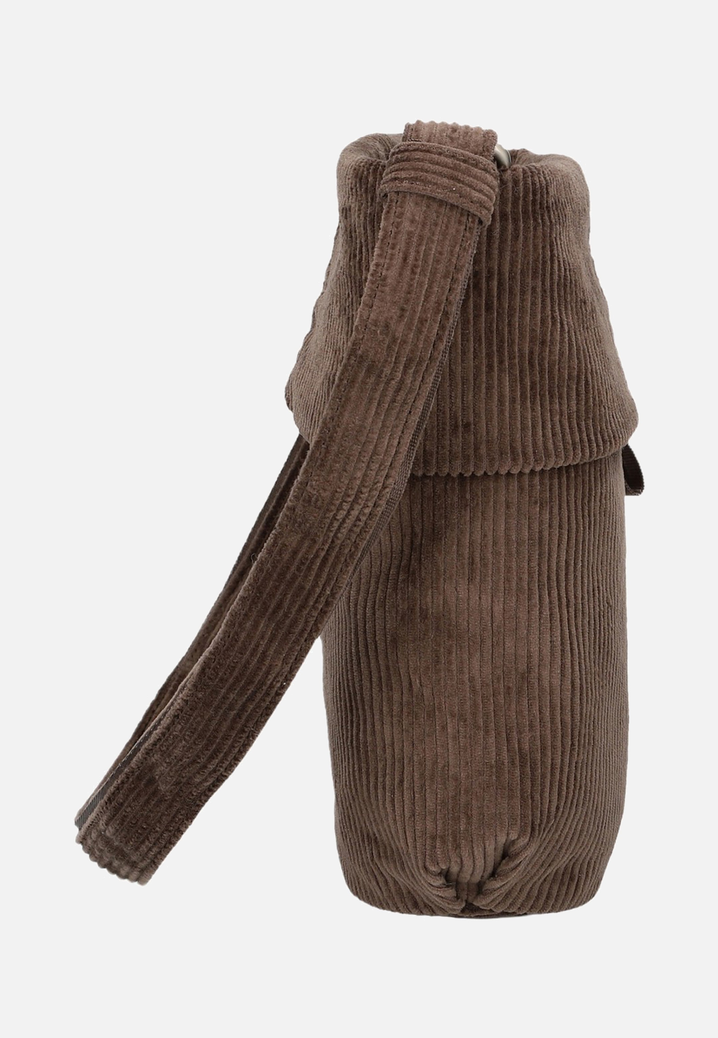 zwei Mademoiselle M45 Cord/Wood Crossbody Bag