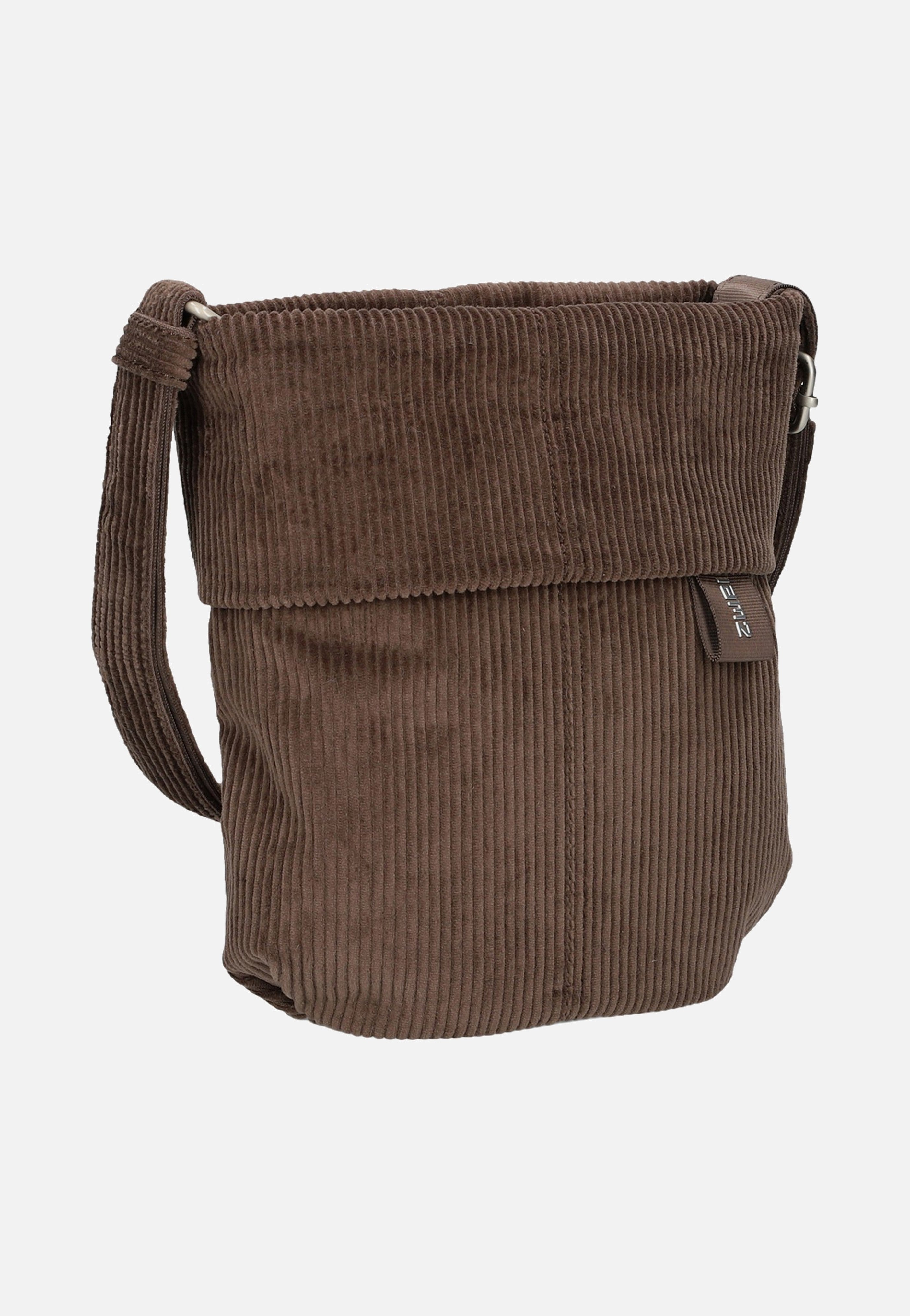 zwei Mademoiselle M45 Cord/Wood Crossbody Bag