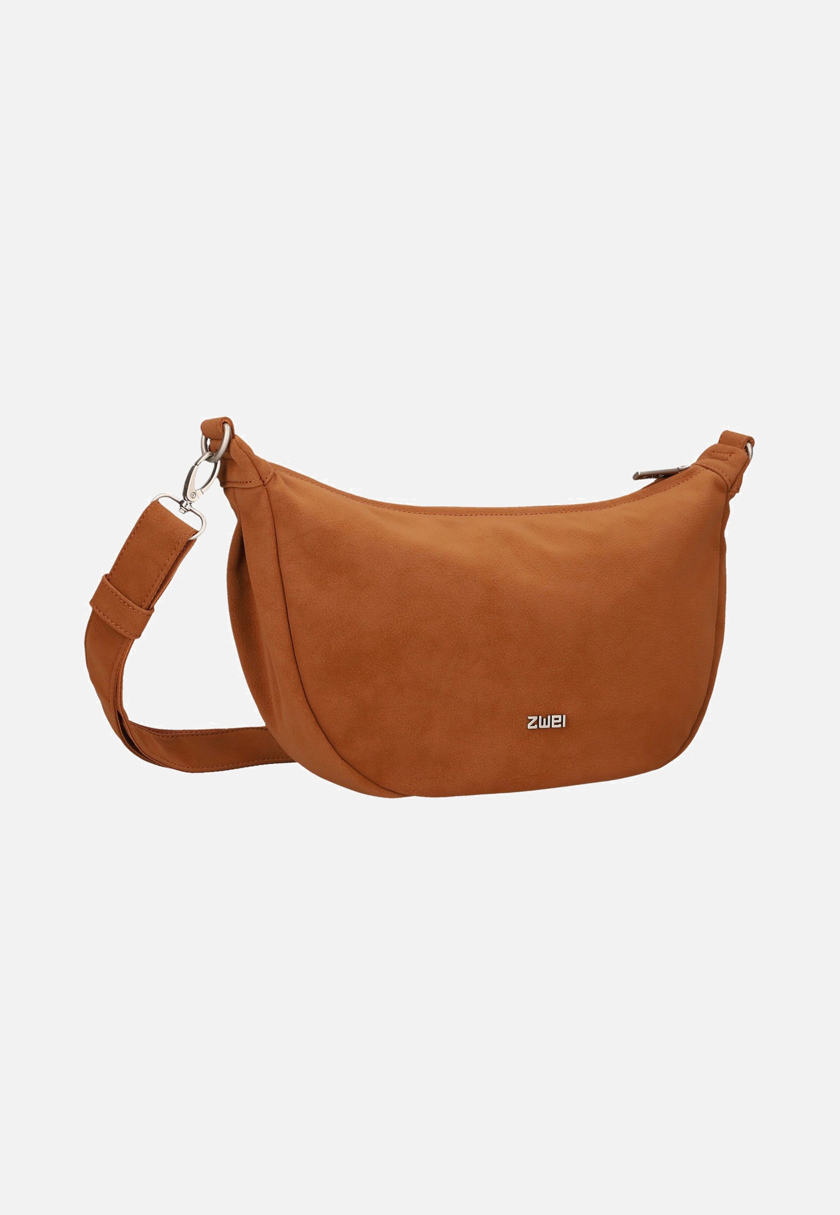 zwei Mademoiselle M70 Nubuk/Cognac Sling Bag